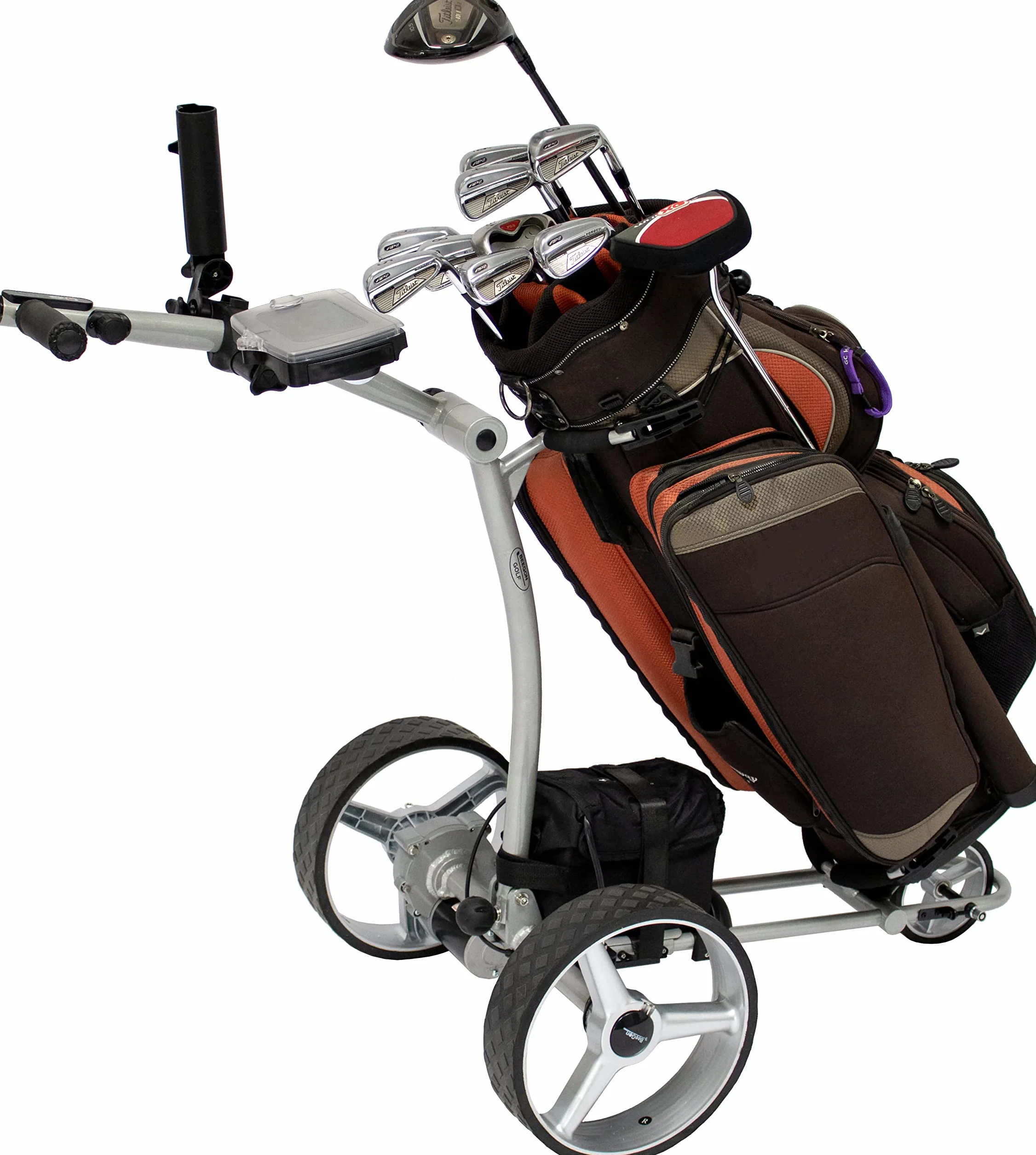 BeeGon Golf Carrello Elettrico GT-300 PRO Grigio Argento 33Ah