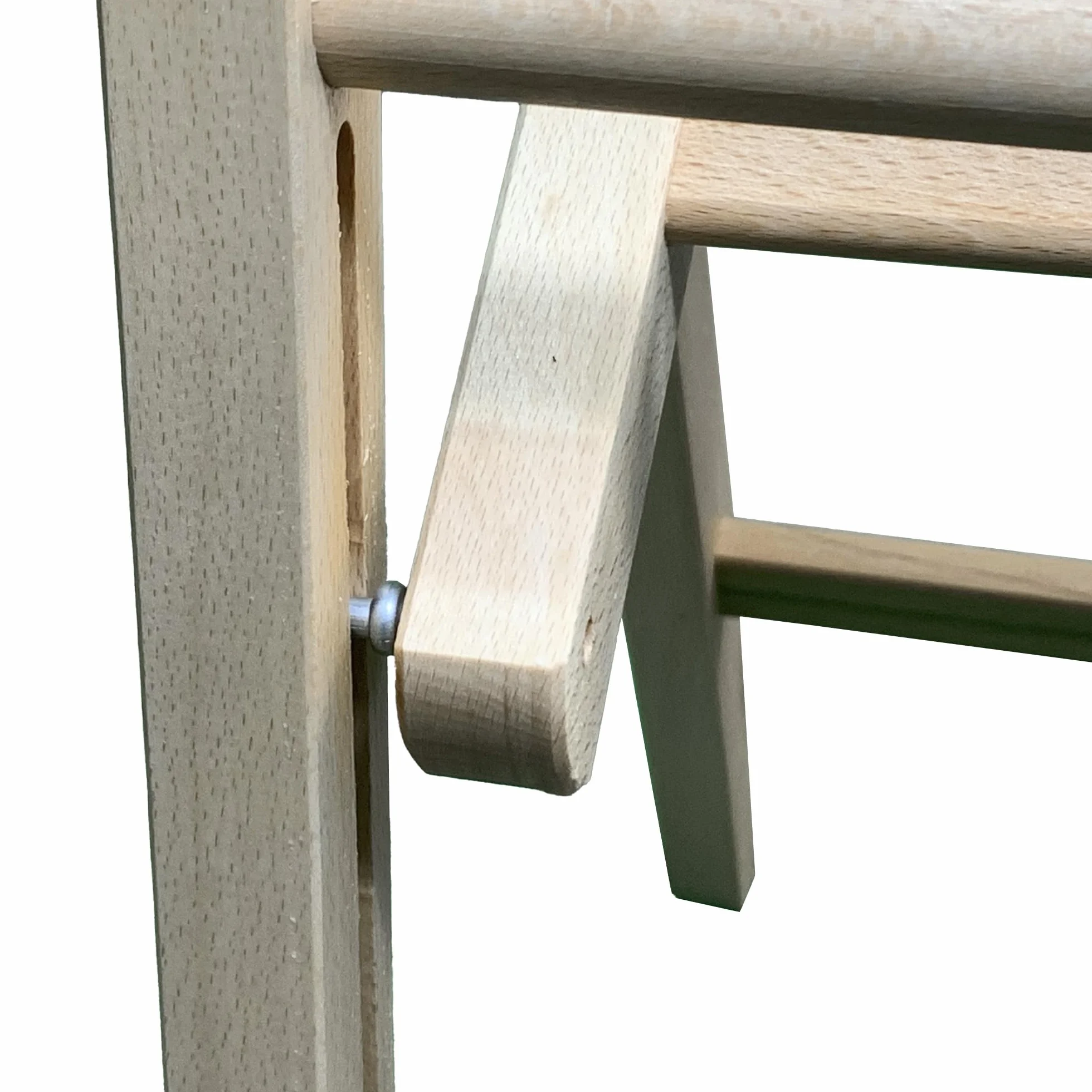 Sicignano Set 2 Sedie Pieghevoli in Legno di Faggio Noce 43x49x79h cm Made in Italy