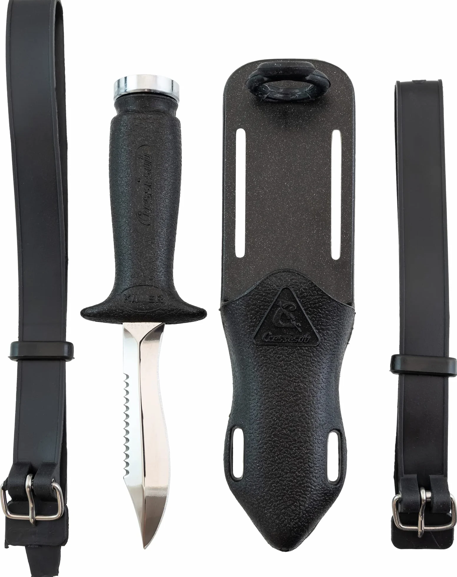 Cressi Killer Coltello Subacqueo Nero Adulto