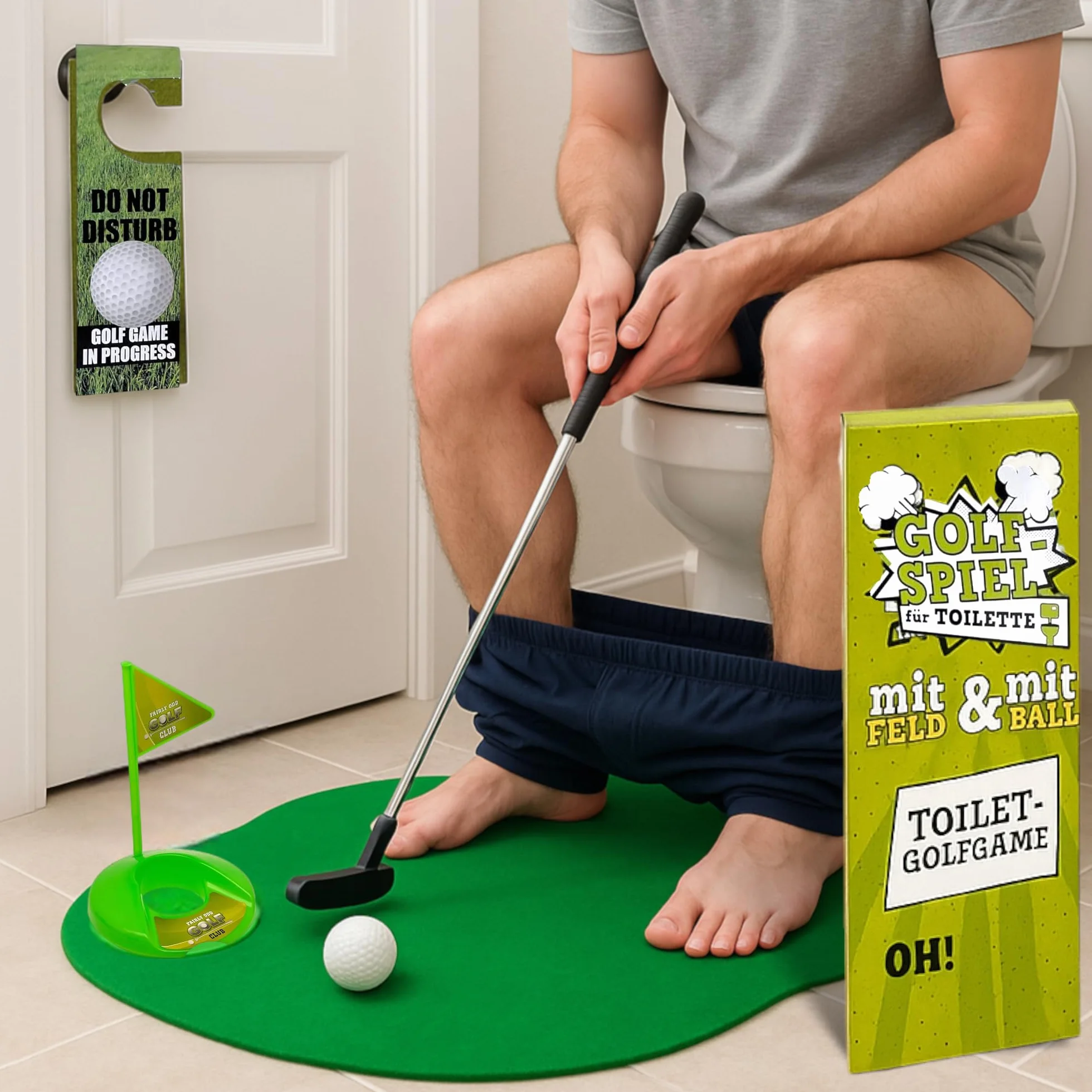 MIJOMA Gioco WC per il bagno, gioco da bagno