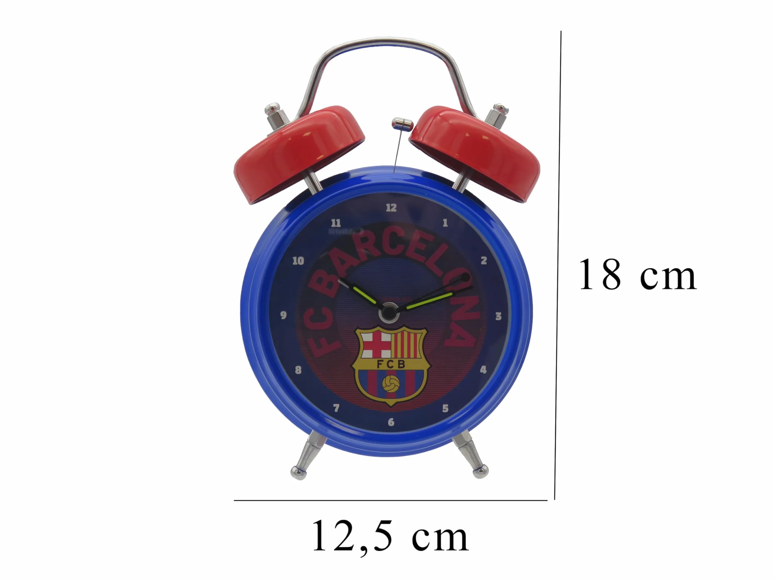 FC Barcelona Orologio Sveglia Musicale Inno Ufficiale Blu