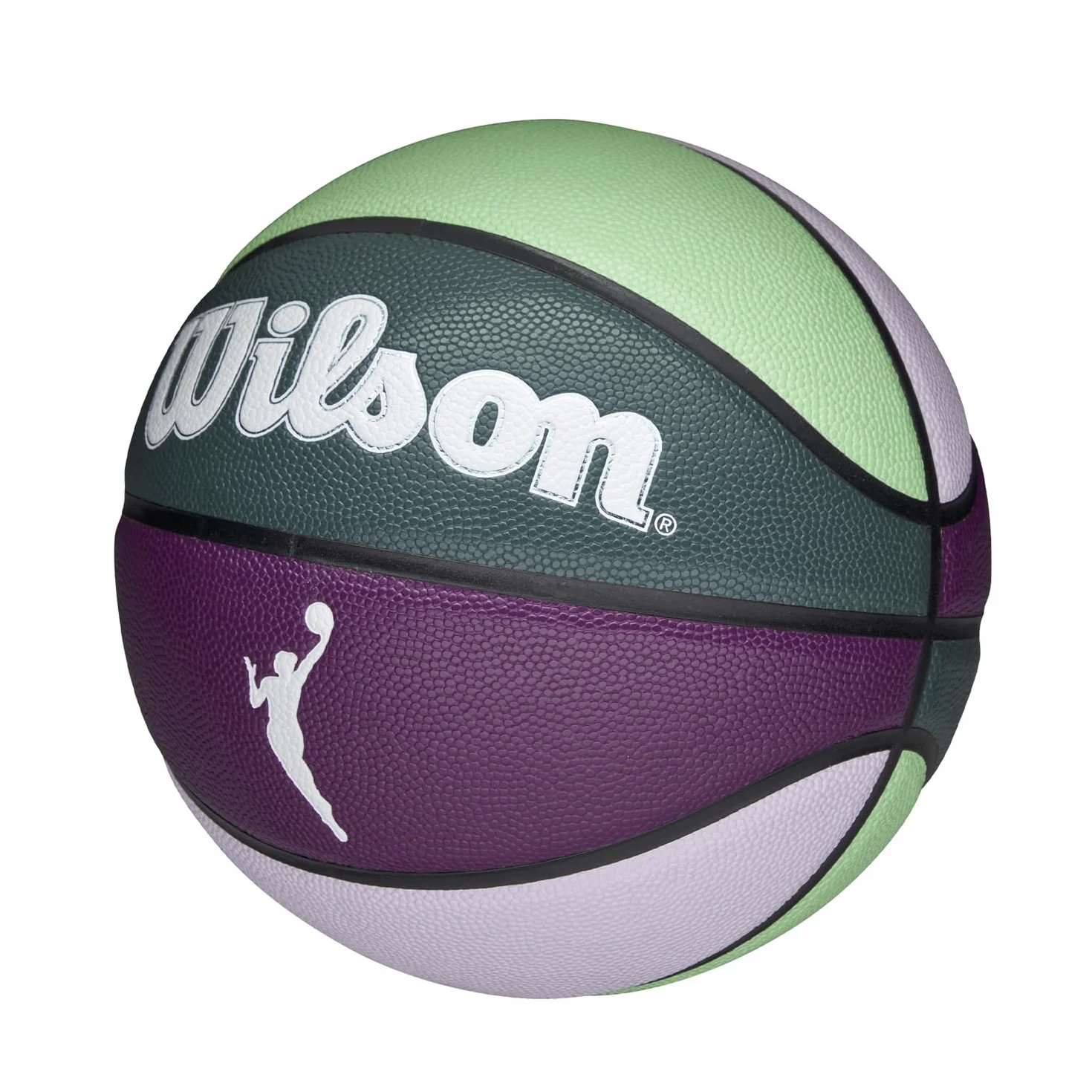 Wilson Pallone da Basket WNBA Heir Wow Pure Feel Viola Turchese Misura 6