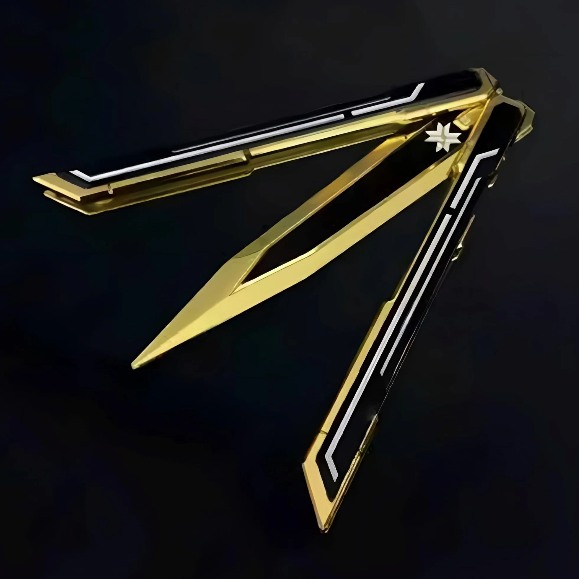 2025 Modello di Ricompensa Valorant Champions, Lunghezza da Aperto: 25 Cm, Oggetti da Collezione del Gioco Realizzati Interamente in Metallo