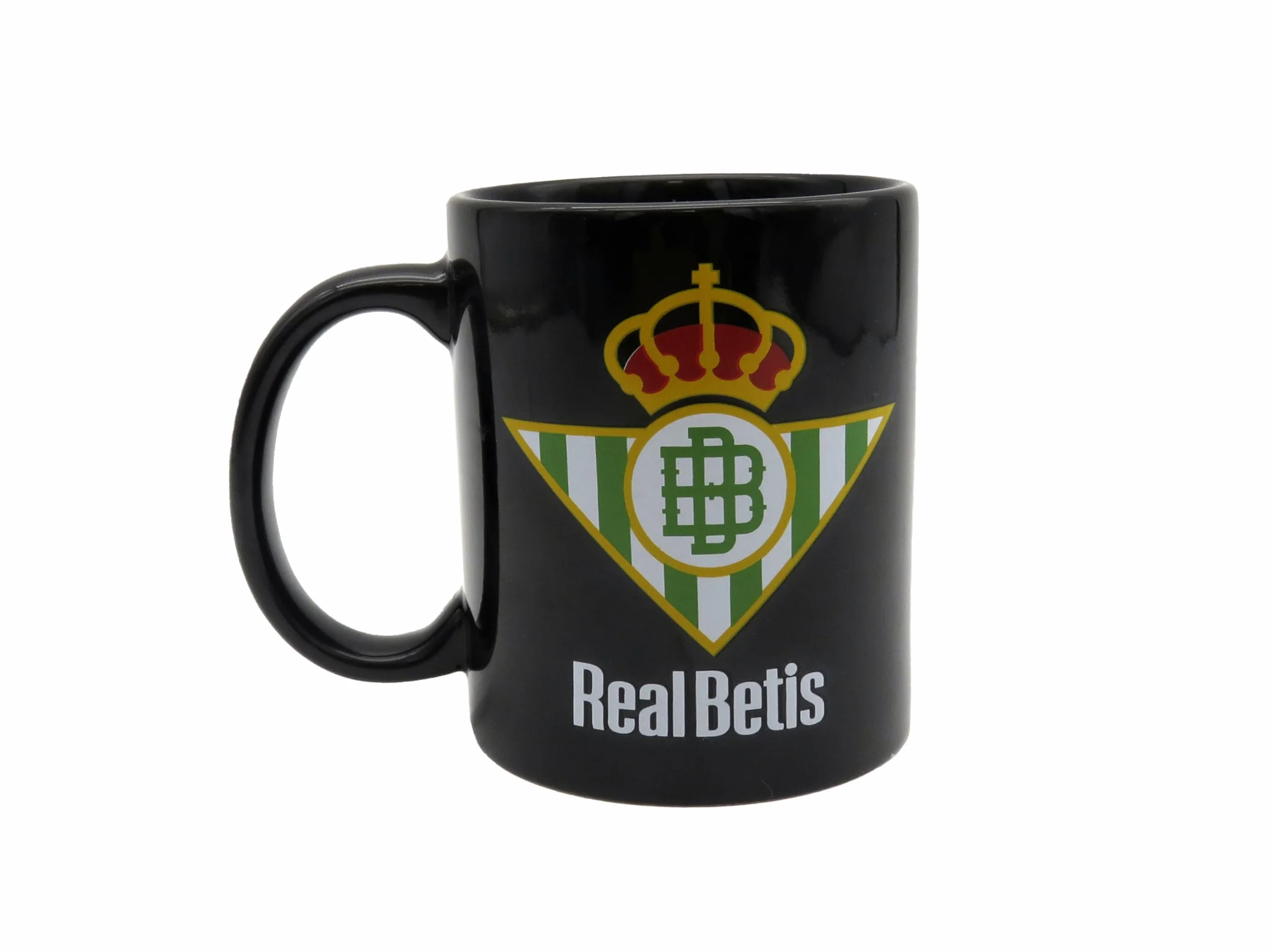 CYPBRANDS Real Betis Balompiede Tazza Ceramica Stoviglie Colazione Nero