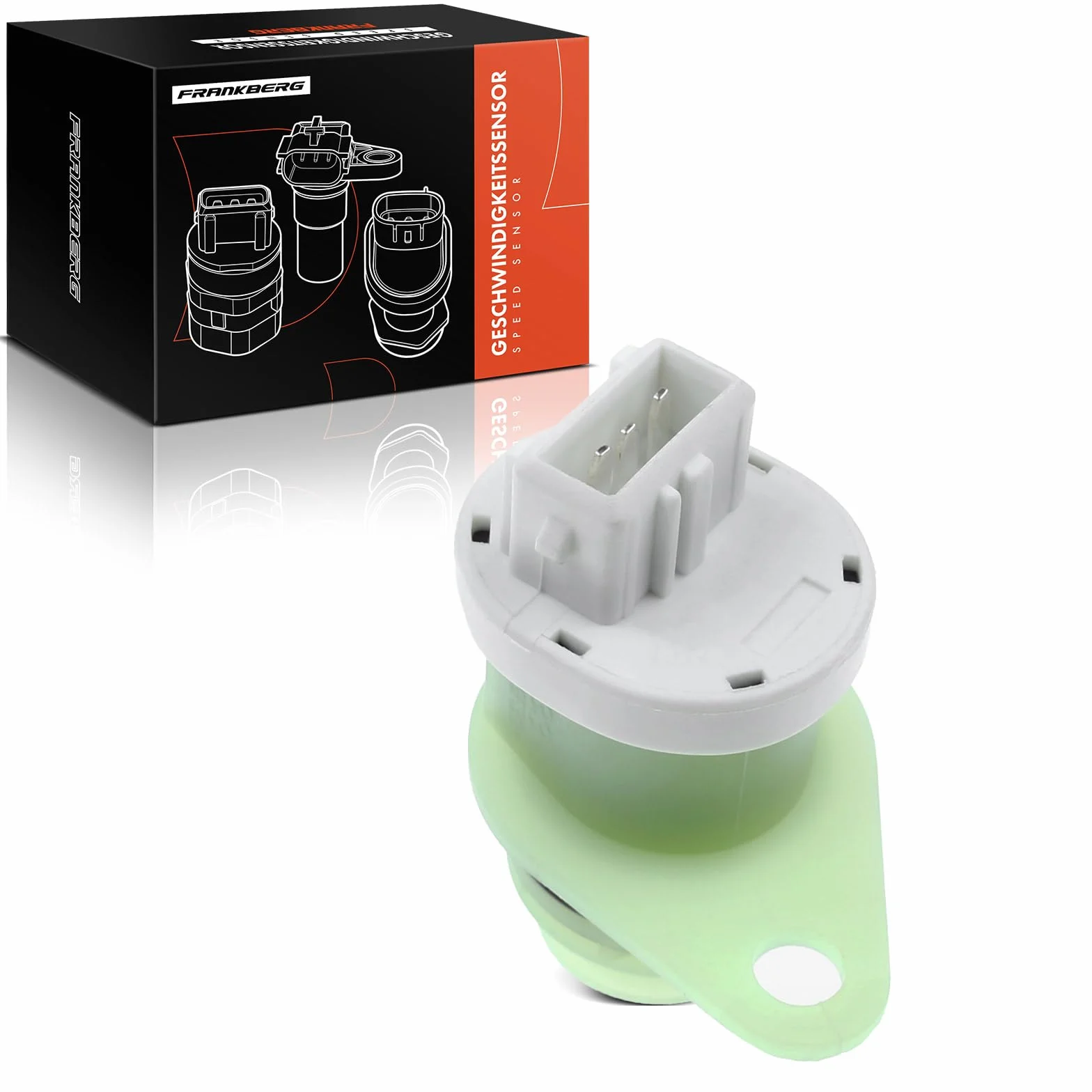 Frankberg Sensore di percorrenza Sensore albero tachimetrico Compatibile con 206 CC 2D 307 Break 3E 307 CC 3B C3 I FC FN C2 JM Replace# 9635057280