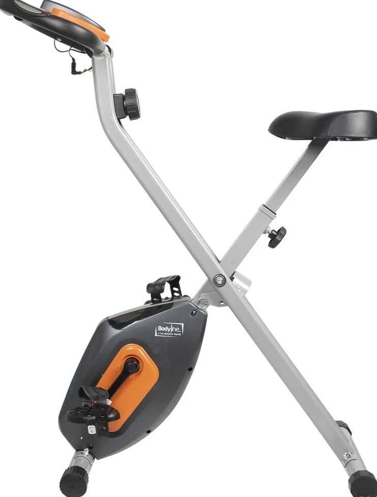 Cyclette Bici da camera X-Bike Star pieghevole salvaspazio - regolatore di sforzo fino a 8 livelli - computer digitale multifunzionale - fitness a casa - Certificato Ce e EN957 | Salvaspazio, Regolatore di sforzo fino a 8 livelli, Computer digitale multif