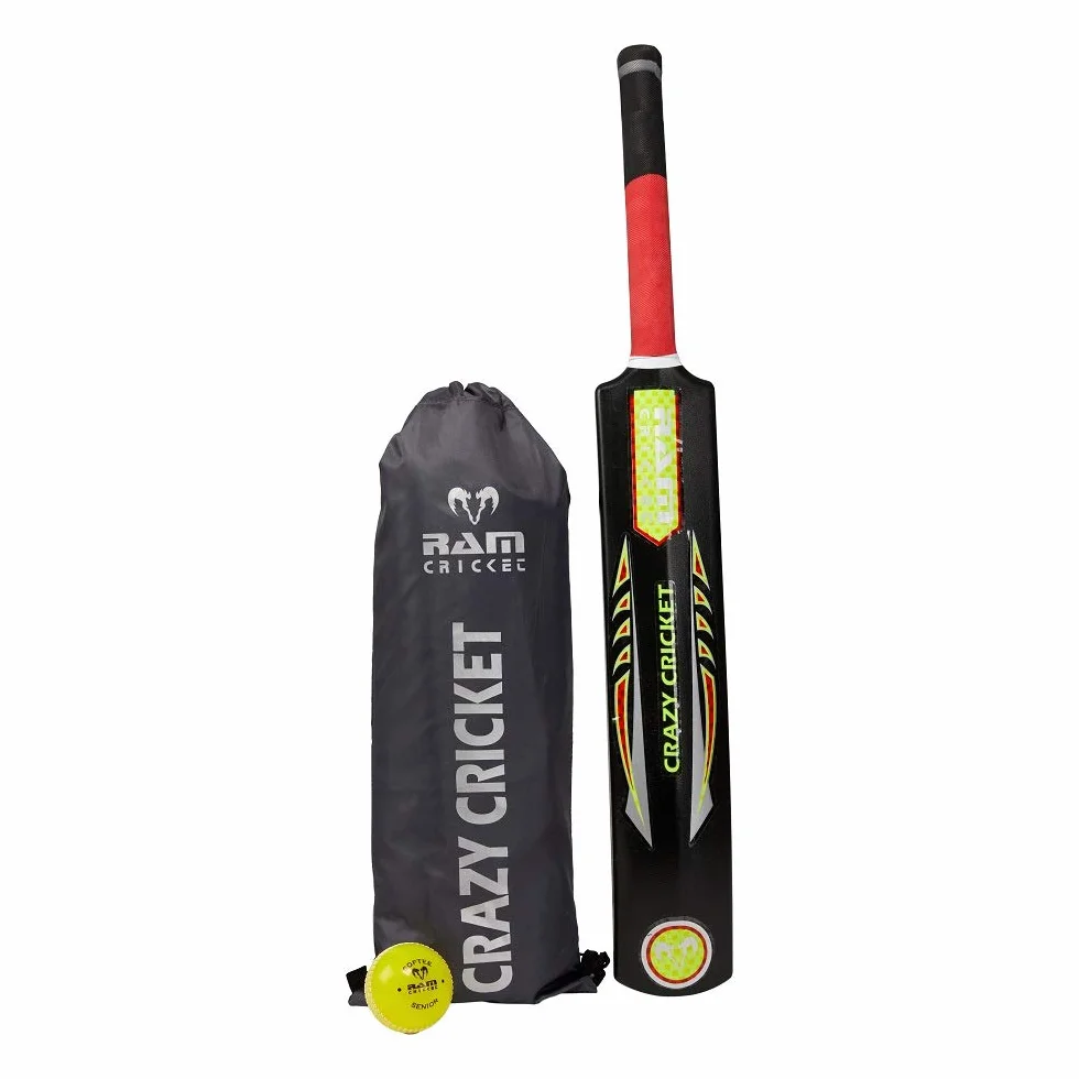 Set di Mazza da Cricket e Palla da Cricket RAM Crazy Kwik Quick Spiaggia Parco