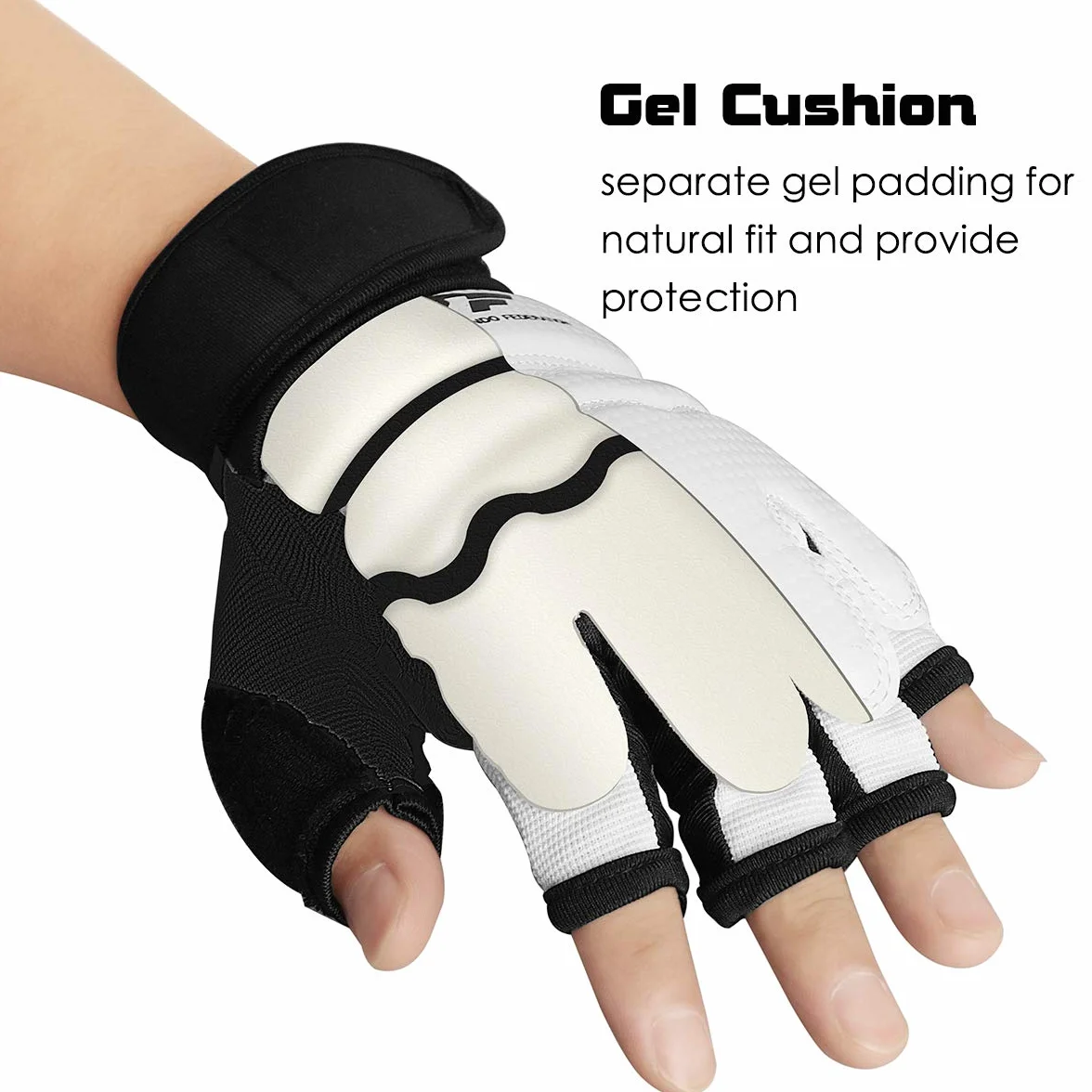 GROOFOO Guanti da Boxe per Allenamento Sacco Sparring Taekwondo Karate Muay Thai