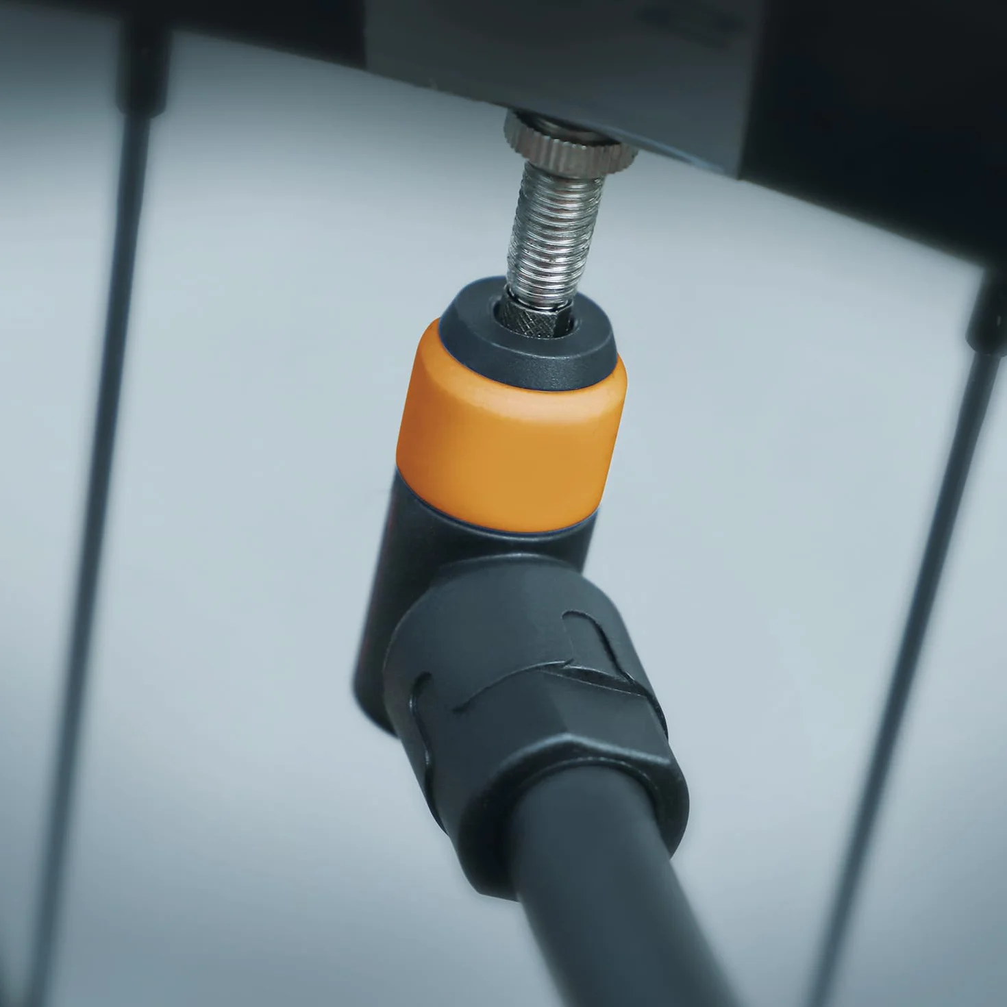 SKS GERMANY CLIK VALVE Testina pompa sistema a scatto intuitivo 50% volume più elevato senza usura aggiornabile tutte le pompe SKS per valvole Schwalbe Clik Valve Nero