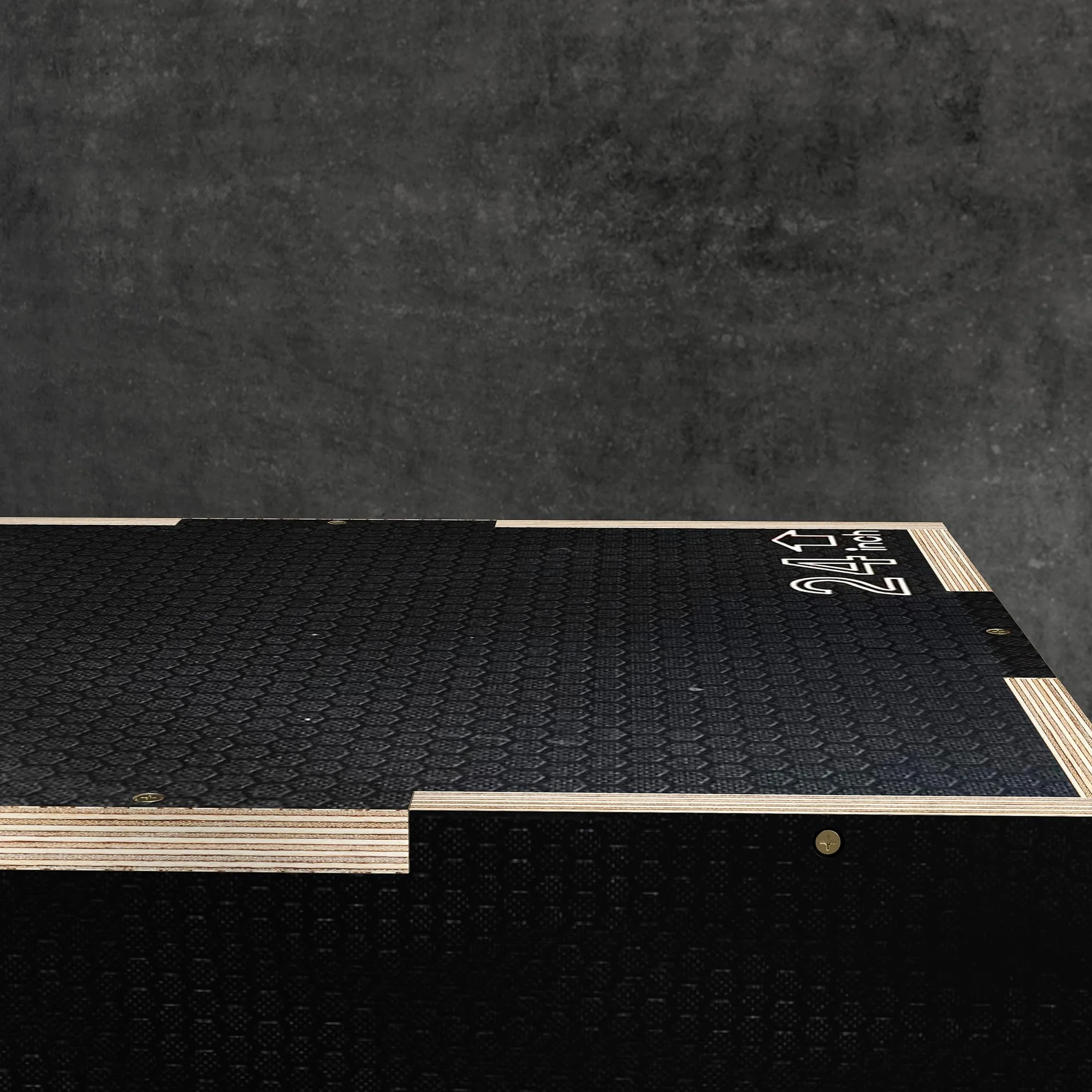 SPORTNOW Box Pliometrico 3 in 1 Plyo Box Legno Antiscivolo 3 Altezze Allenamento Casa Palestra Nero