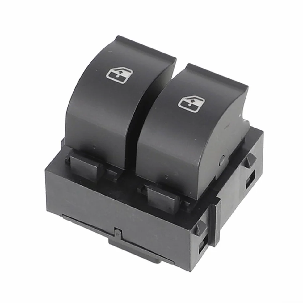 Interruttore alzacristalli elettrico 735451232 per Fiat Grande Punto Panda Doblo 2005-2008 ABS Nero Ricambio Interruttore di Controllo Interno