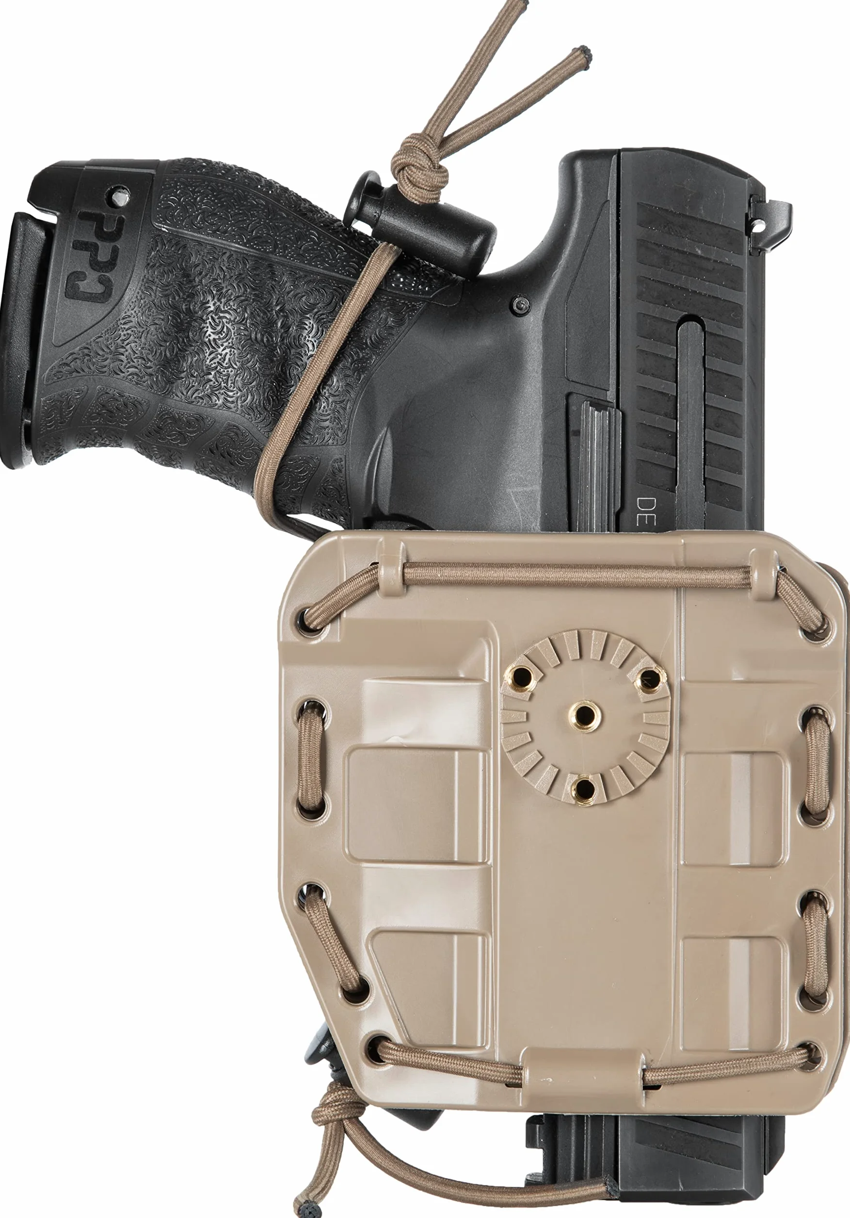 VEGA HOLSTER Fondina Vega in polimero 8BL00 per Beretta 92 linea Bungy, Coyote Tan