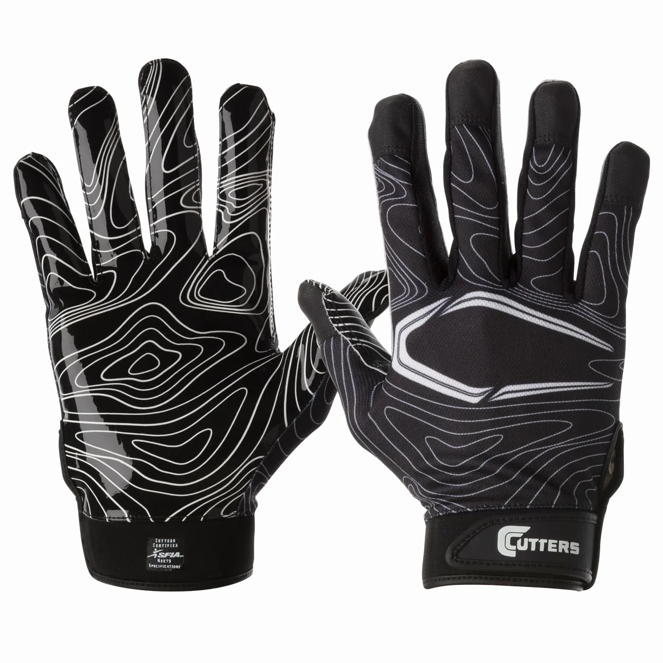 Guanti da calcio Game Day design topo bianco presa comfort