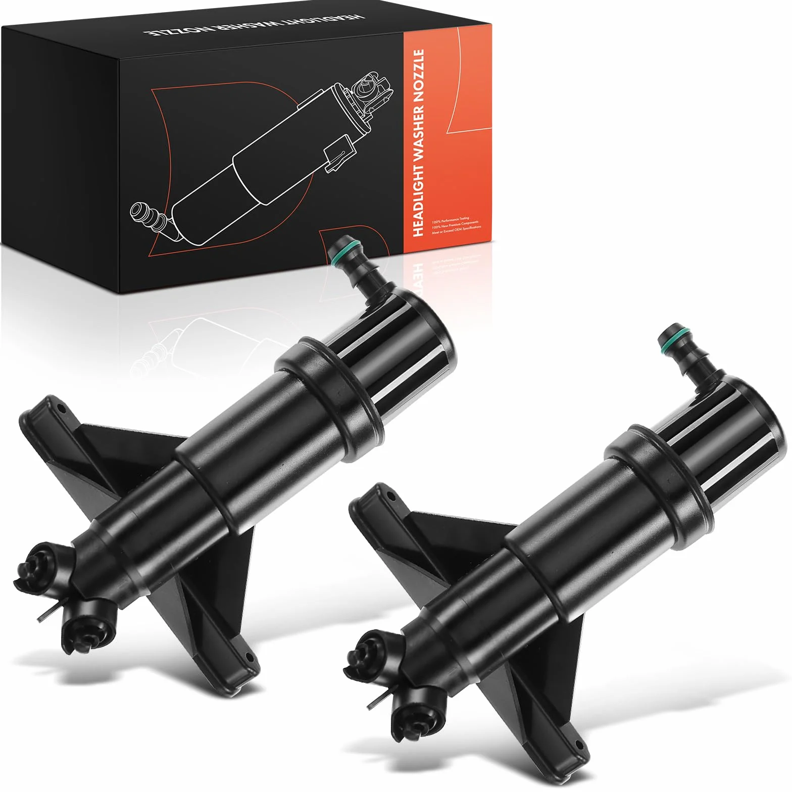 Frankberg 2x Ugello lavafari Compatibile con Serie 5 Touring E61 Serie 5 E60