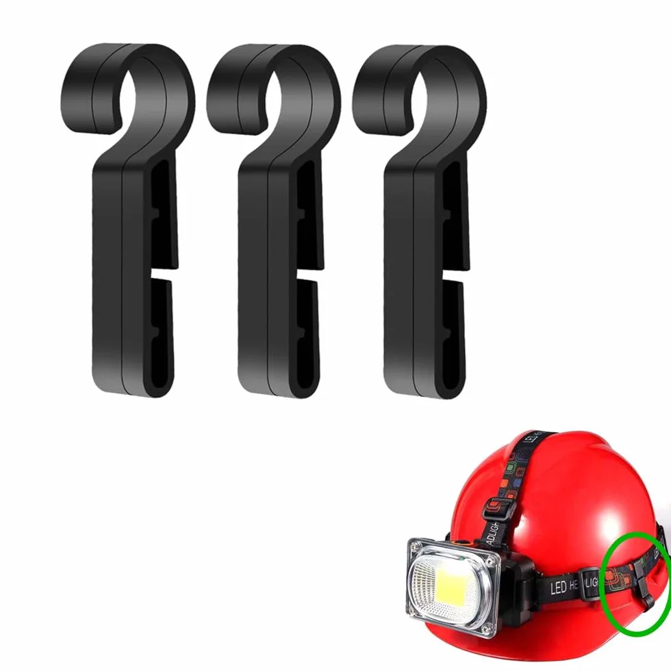 Clip per casco antiscivolo gancio per fari hardhat universale casco protettivo