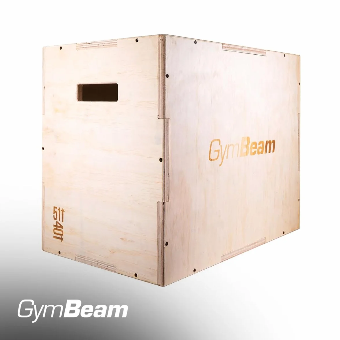 GymBeam Plyo Box 40 x 51 x 61 cm, Scatola Pliometrica in Legno per Palestra