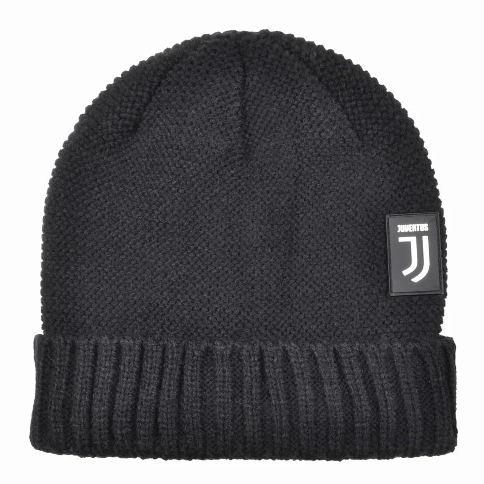 Cappello Skipper a Maglia Juventus con Logo in Gomma