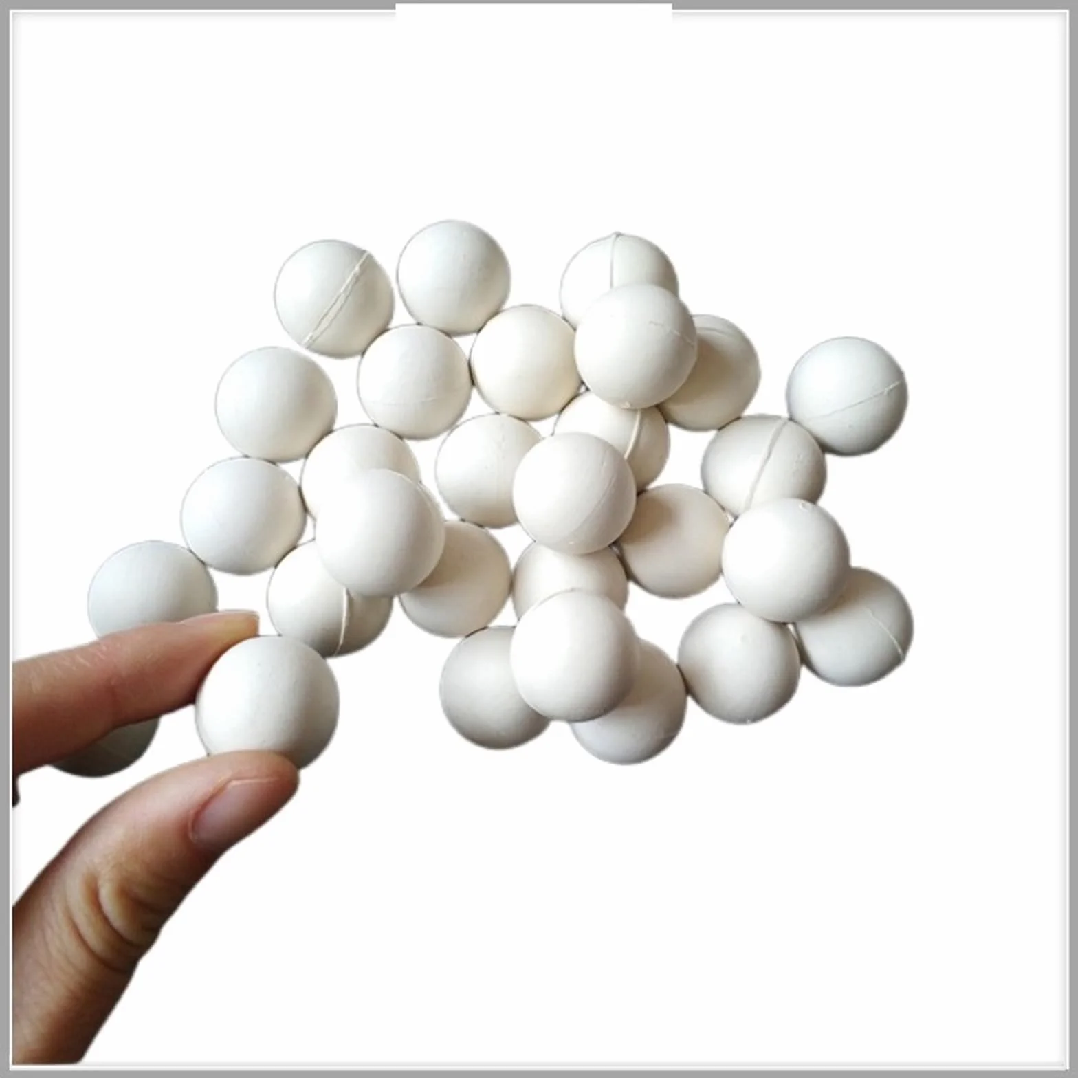 Palline di gomma per setacci 20mm 50pcs pulizia schermo setaccio