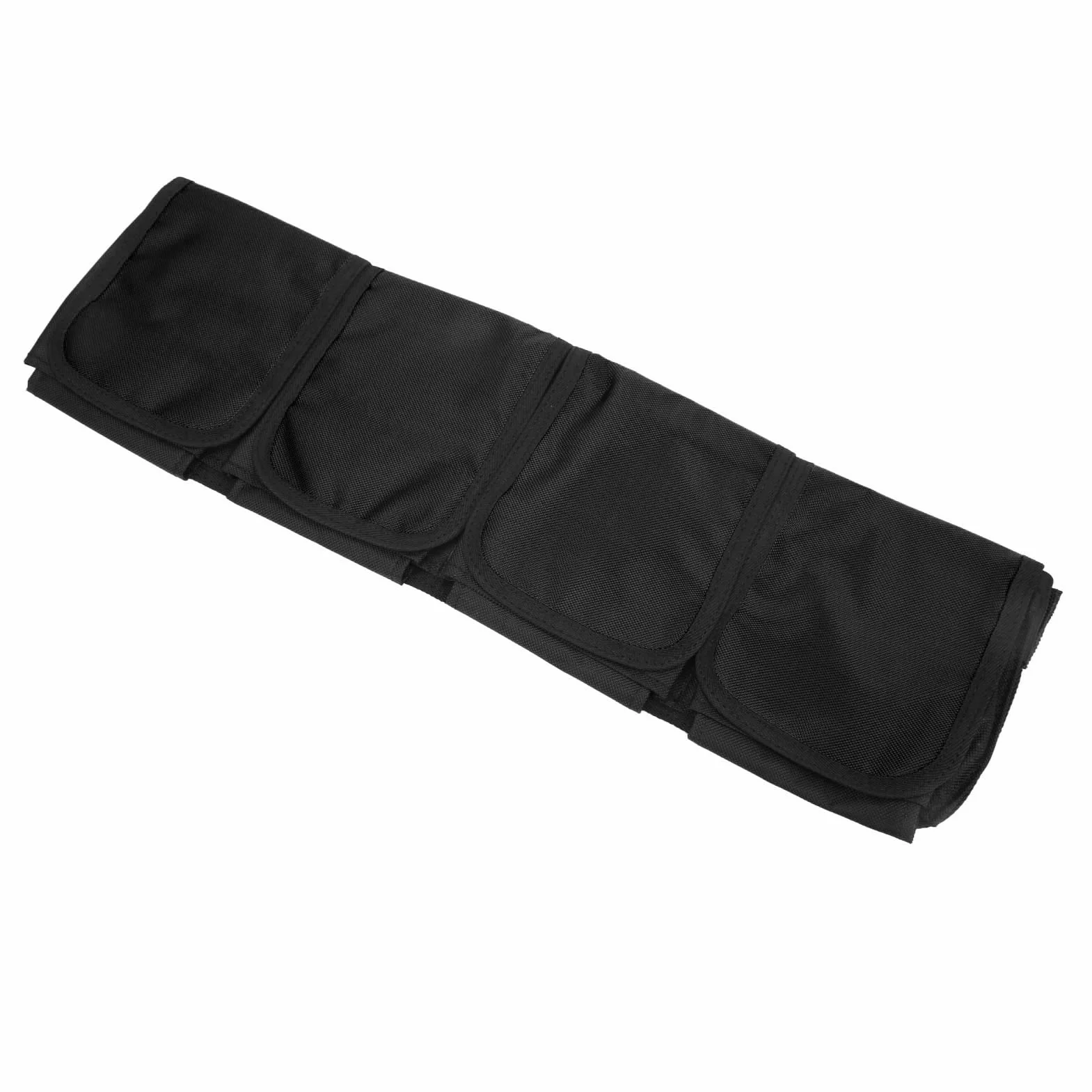 Cintura per Pesi da Sub Regolabile con Fibbia a Sgancio Rapido e 4 Tasche per Immersioni, Snorkeling, Apnea (Nero)