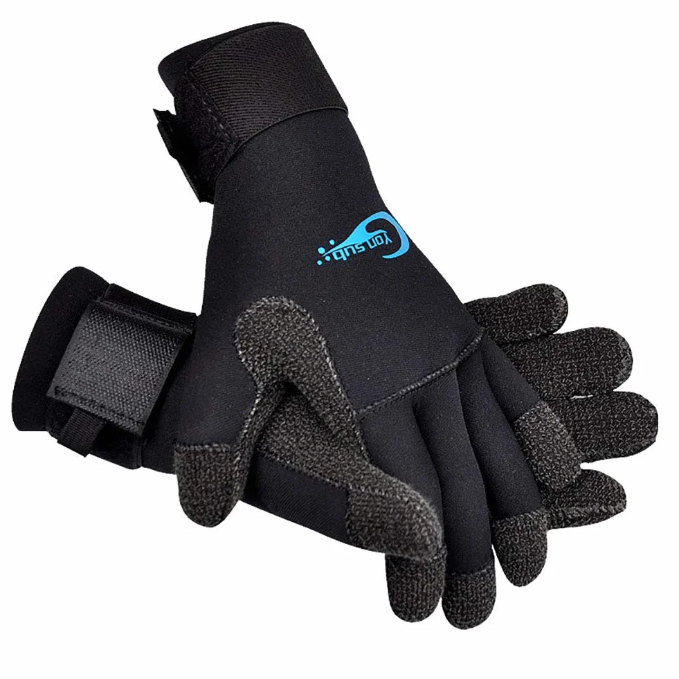 Guanti per muta subacquea da 3 mm in neoprene antiscivolo per caccia subacquea L
