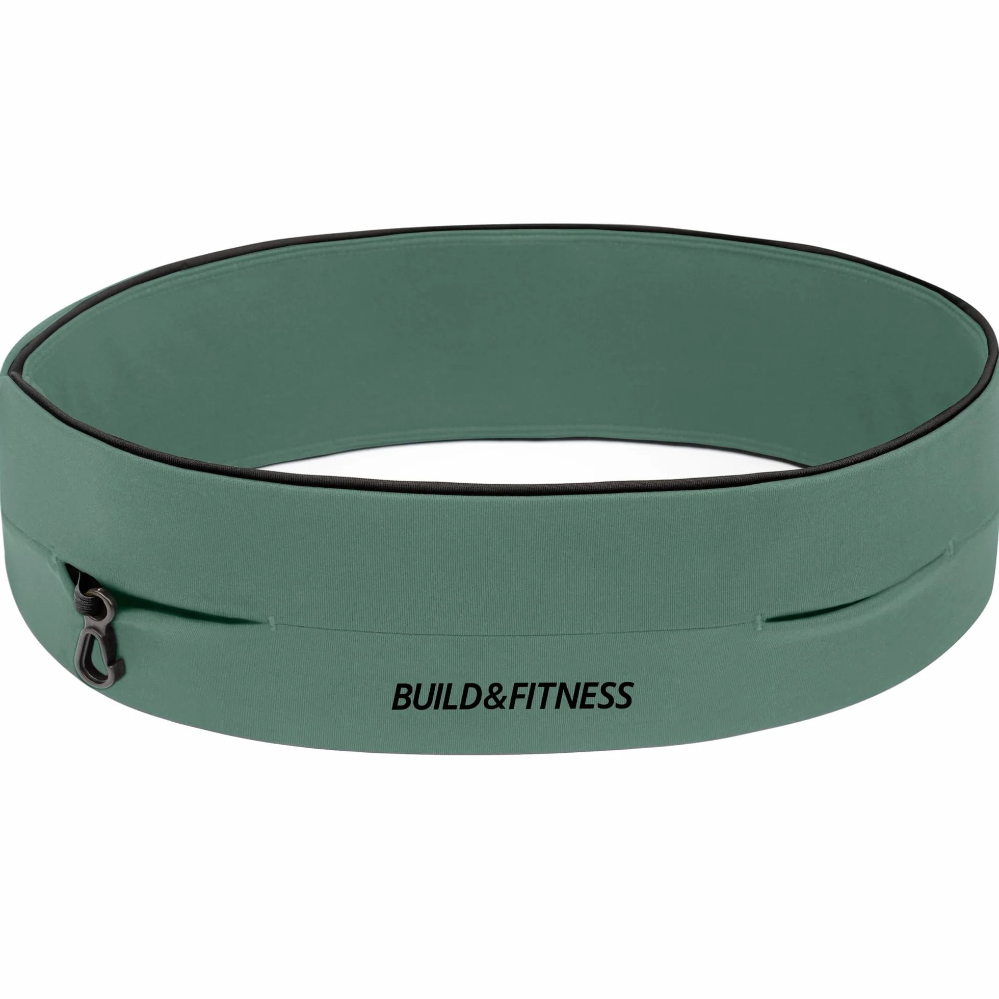 Cintura da corsa Build & Fitness con cerniera, portachiavi, porta telefono, marsupio unisex