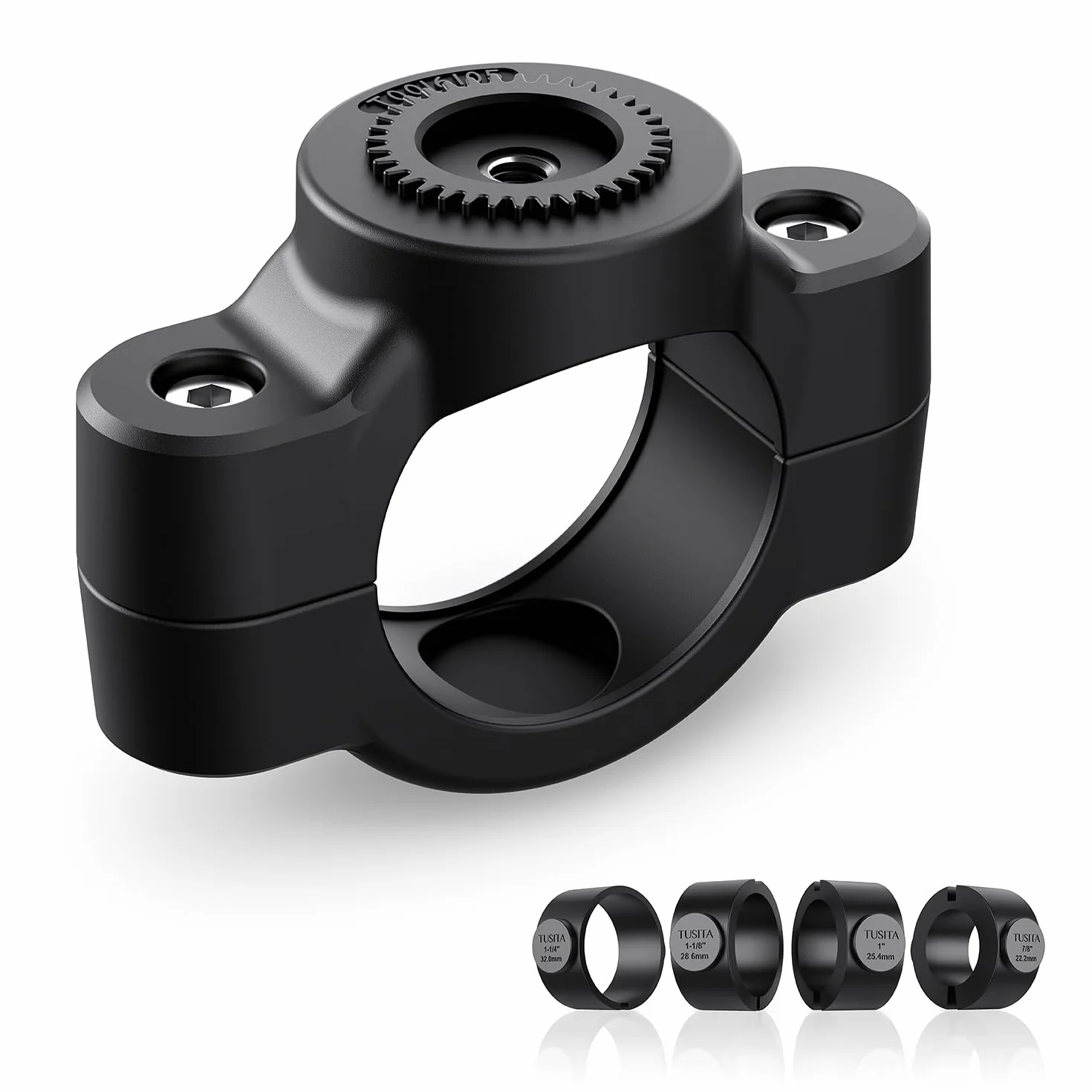 TUSITA Lock 360 Base - Morsetto per Manubrio di Moto