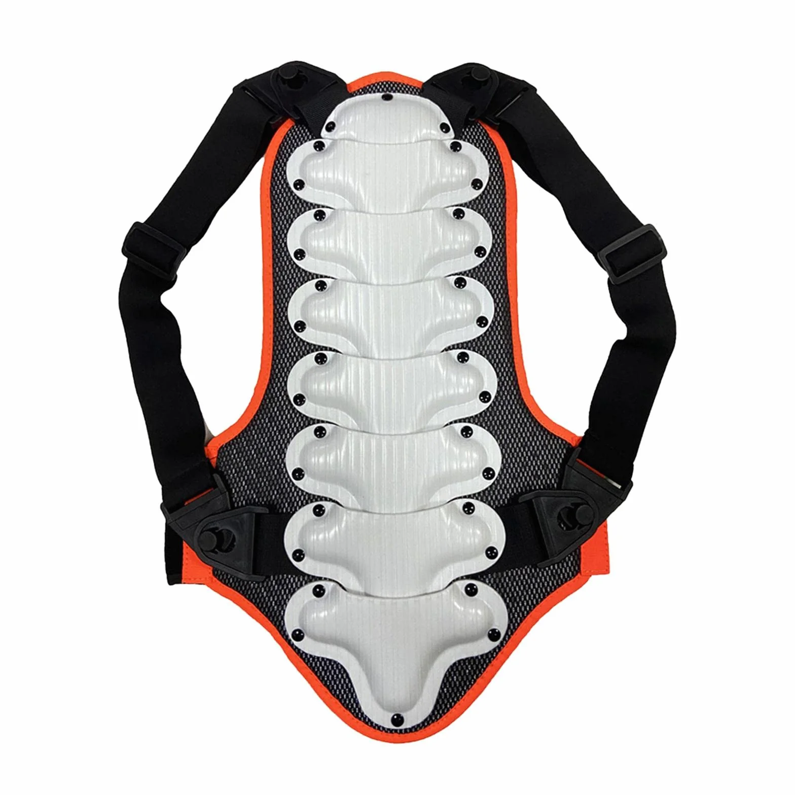 Paraschiena per bambini, per motocross, per equitazione, discesa, S, colore: bianco