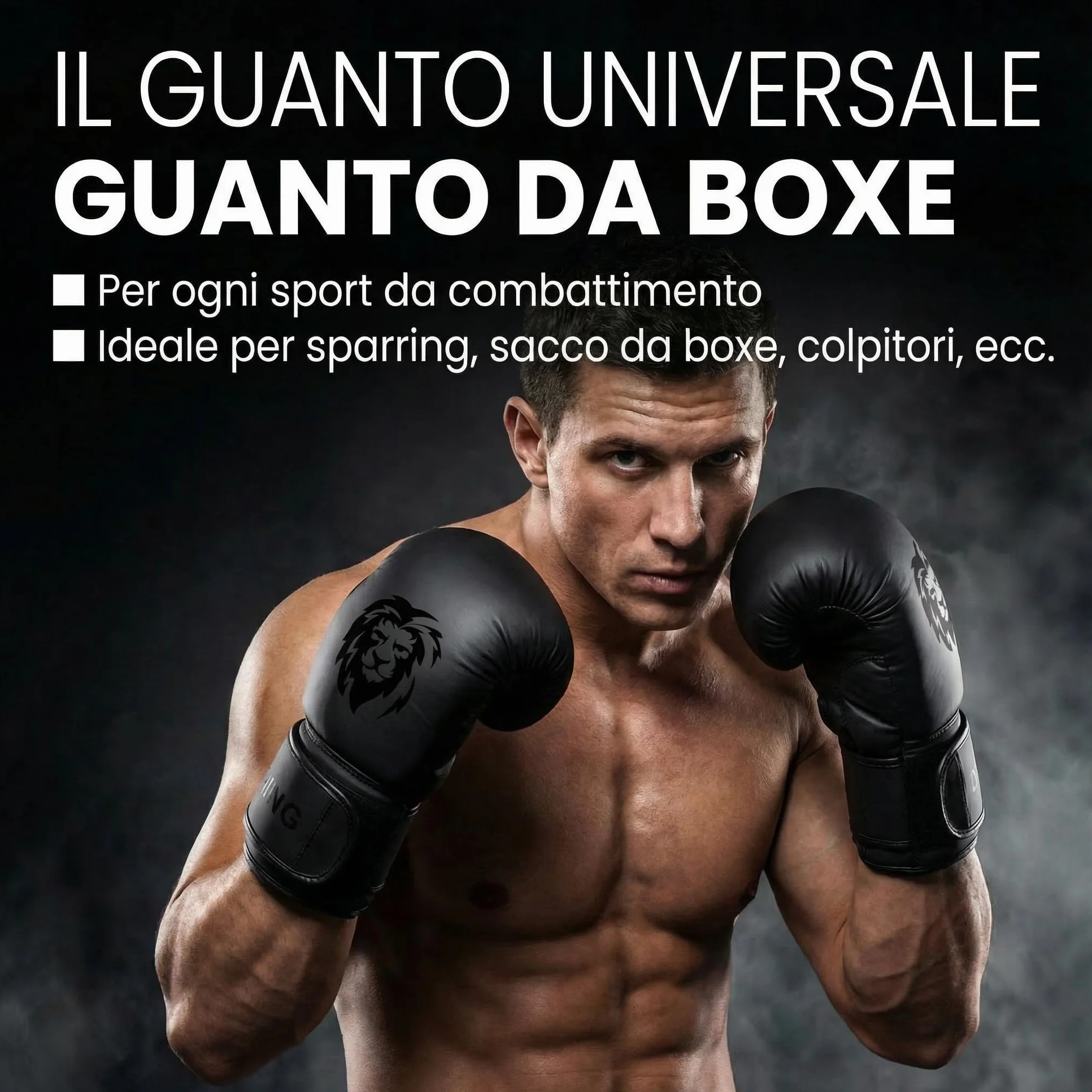 FIGHTR® Guantoni da Boxe Massima Protezione Stabilità per Boxe MMA Muay Thai Kickboxing Taglie 8-16 oz Borsa Trasporto