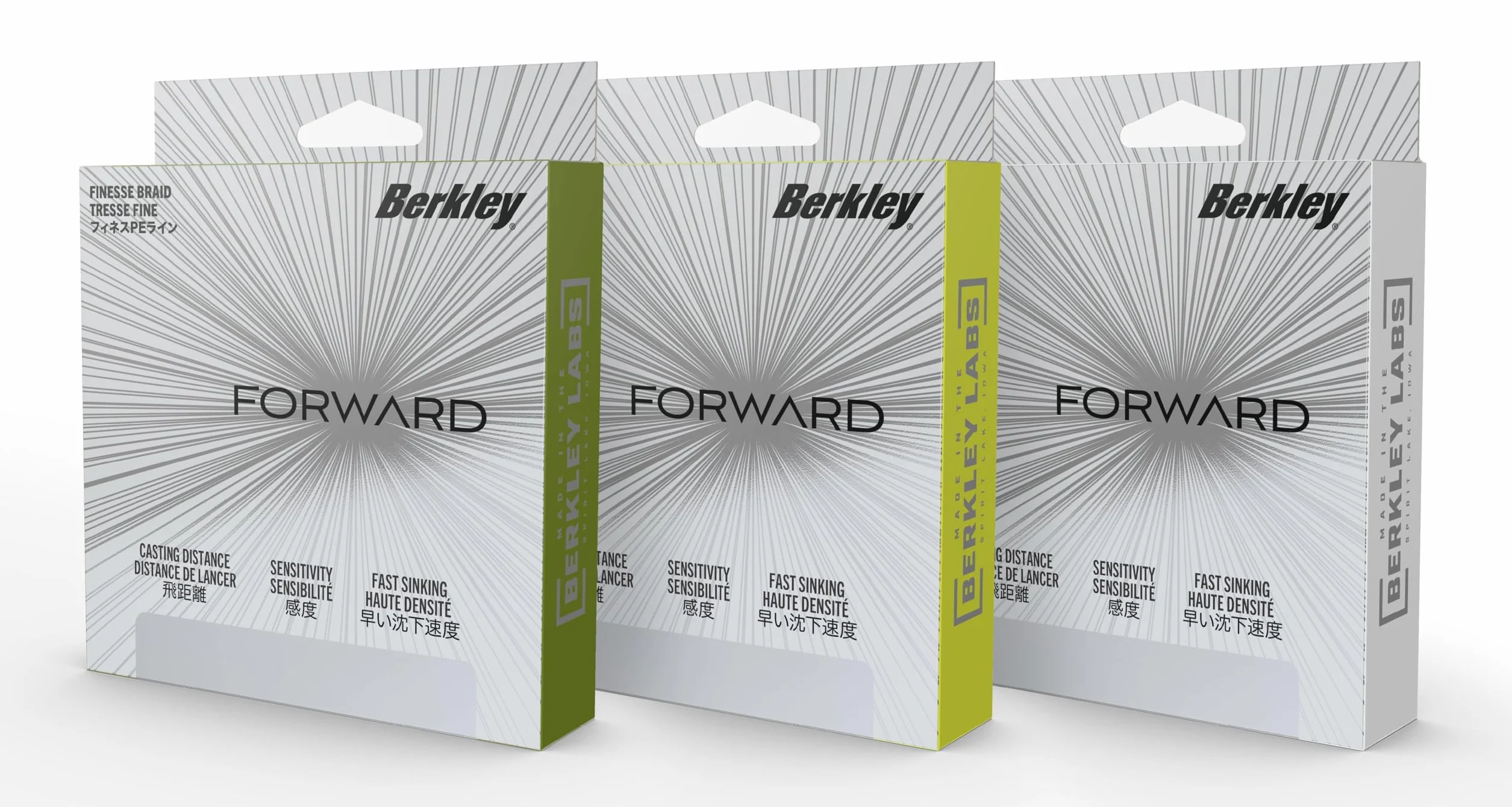 Berkley Forward Braid Lenza | Lenza super sottile ad alta sensibilità per spinning, esca e pesca di precisione | Lanci e fluidi e maggiore sensibilità | Disponibile in diversi colori e dimensioni