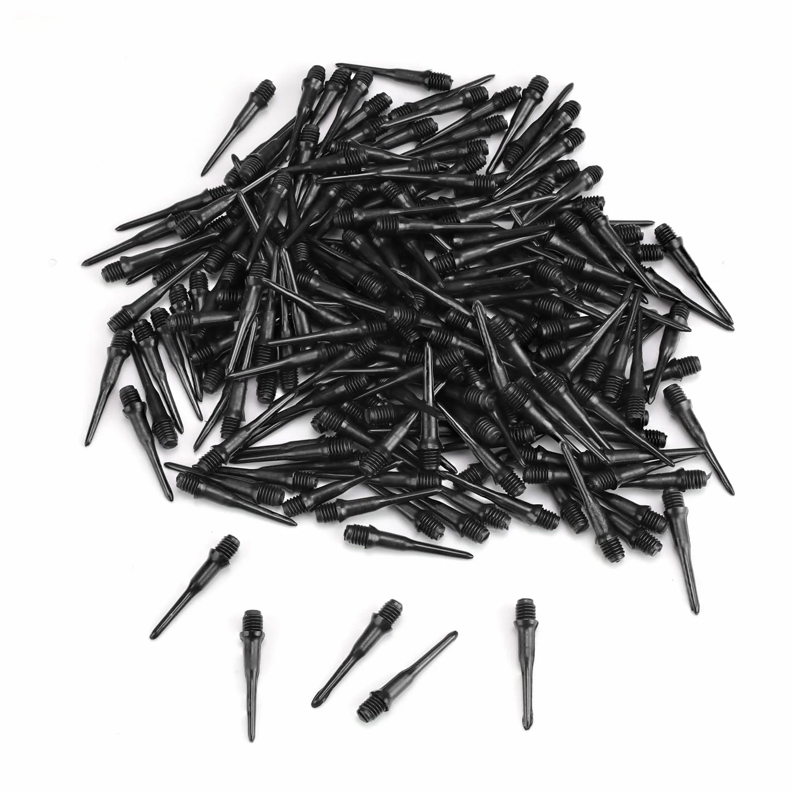SPRHR Nero Freccette Soft Punta di Ricambio 2BA Spirale 200 Pezzi
