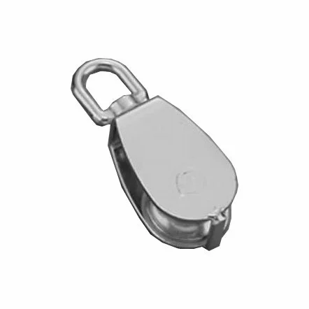 Puleggia in acciaio inox AISI 304 con bussola in ottone Ø 50 mm