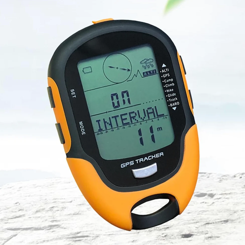 Ricevitore GPS Portatile, Altimetro GPS Beidou, Con Funzione Torcia, Misuratore Di Temperatura E Umidità, Bussola Da Montagna Per Attività Outdoor, Ideale Per Escursionismo E Campeggio