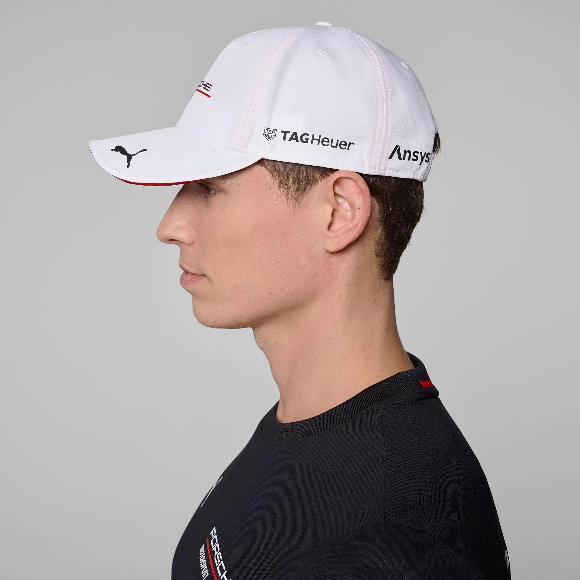 PUMA Porsche Motorsport Cappellino del Team con Visiera Curva e Loghi Porsche Motorsport