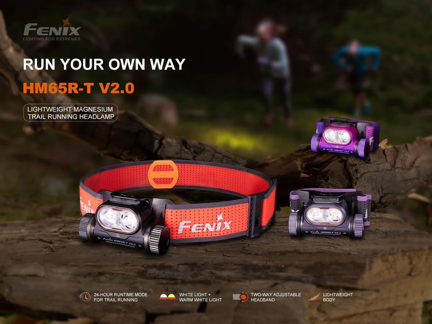 Fenix HM65R-T v2.0 Torcia da testa ricaricabile 1600 lumen 170 m 300 ore
