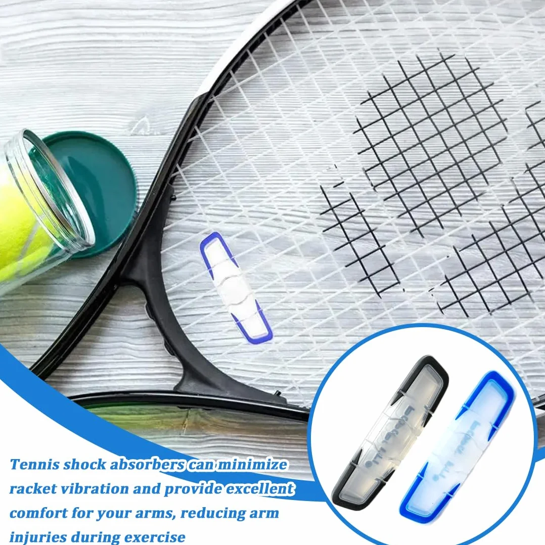 Racchetta Antivibranti 2 Pezzi Ammortizzatore per Tennis Smorzatore Vibrazione