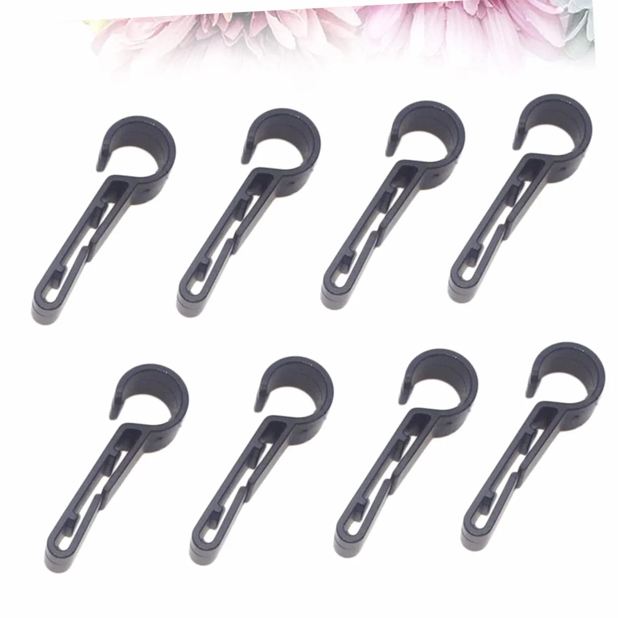 CLISPEED Set Di Fissaggio Per Luci Per Casco Nere Fermagli
