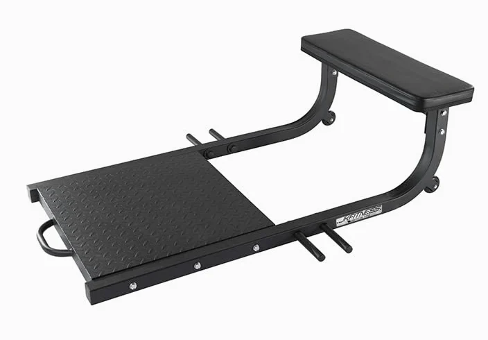 JK FITNESS Panca Hip Thrust | Macchina per Glutei e Fitness con Supporti Elastici, Cuscino ad Alta Densità e Piastra Antiscivolo, Capacità 300 Kg