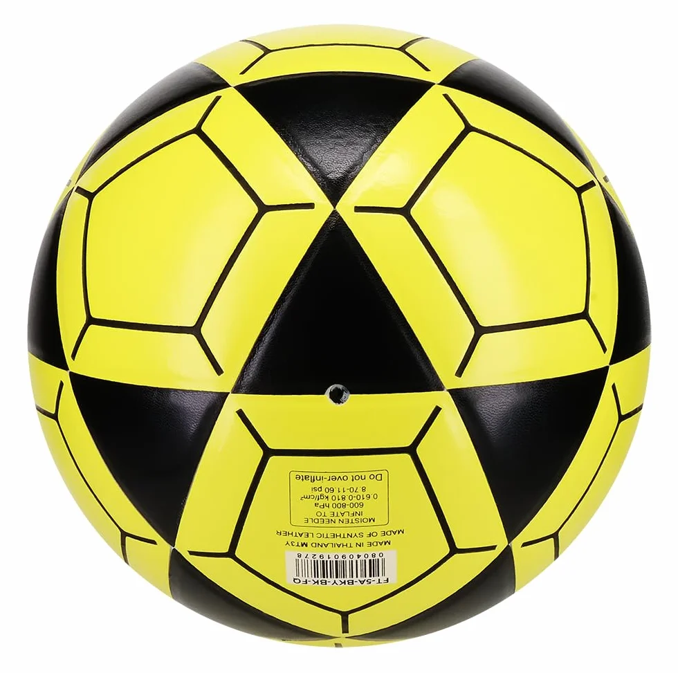 MIKASA FT5 Goal Master Pallone da calcio nero/giallo taglia 5