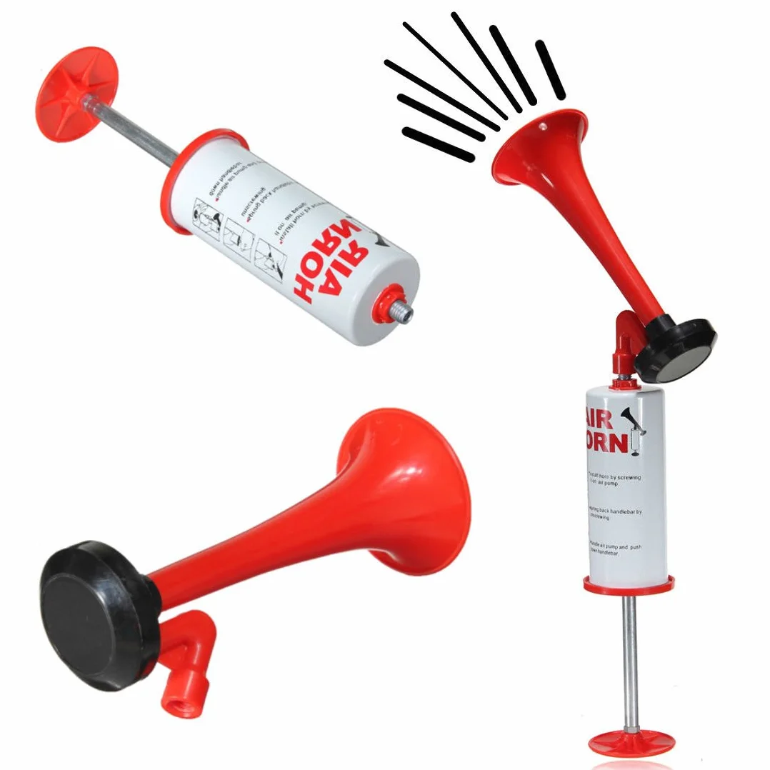 Tromba manuale da stadio ad aria air horn con pompa per eventi sportivi