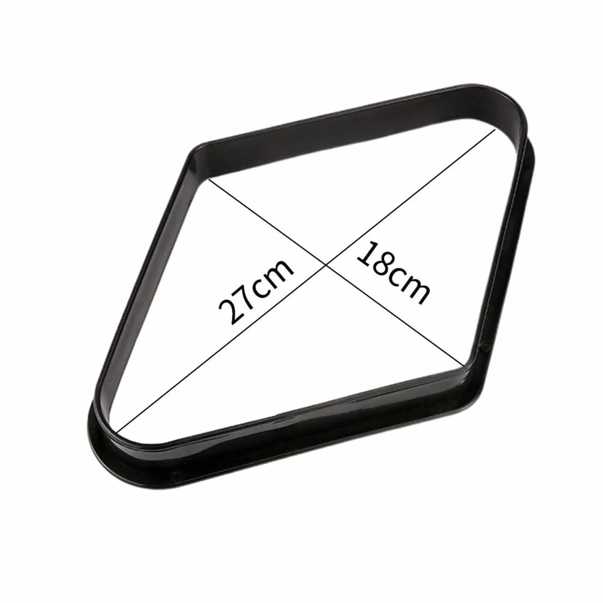 Biliardo 9 Ball Pool Table Triangle Rack Heavy Duty Plastic Ball Holder Snooker Rack 2-1/4 Pollici