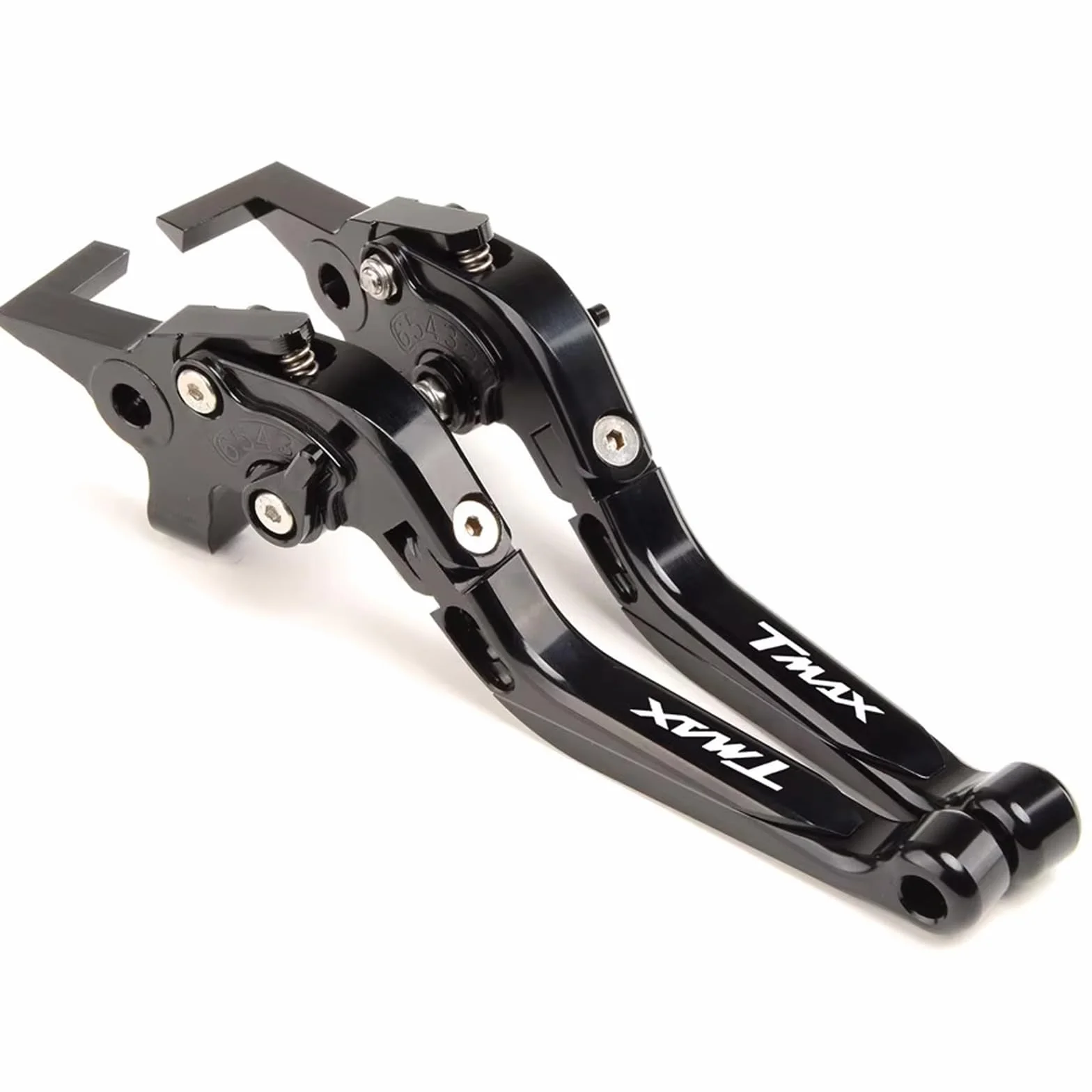 Per TMAX 530 TMAX530 SX DX 2012-2019 TMAX 560 2020 2021 2022 2023 2024 Tech Max Leve Freno Frizione in alluminio Per Moto (Tutto Nero)