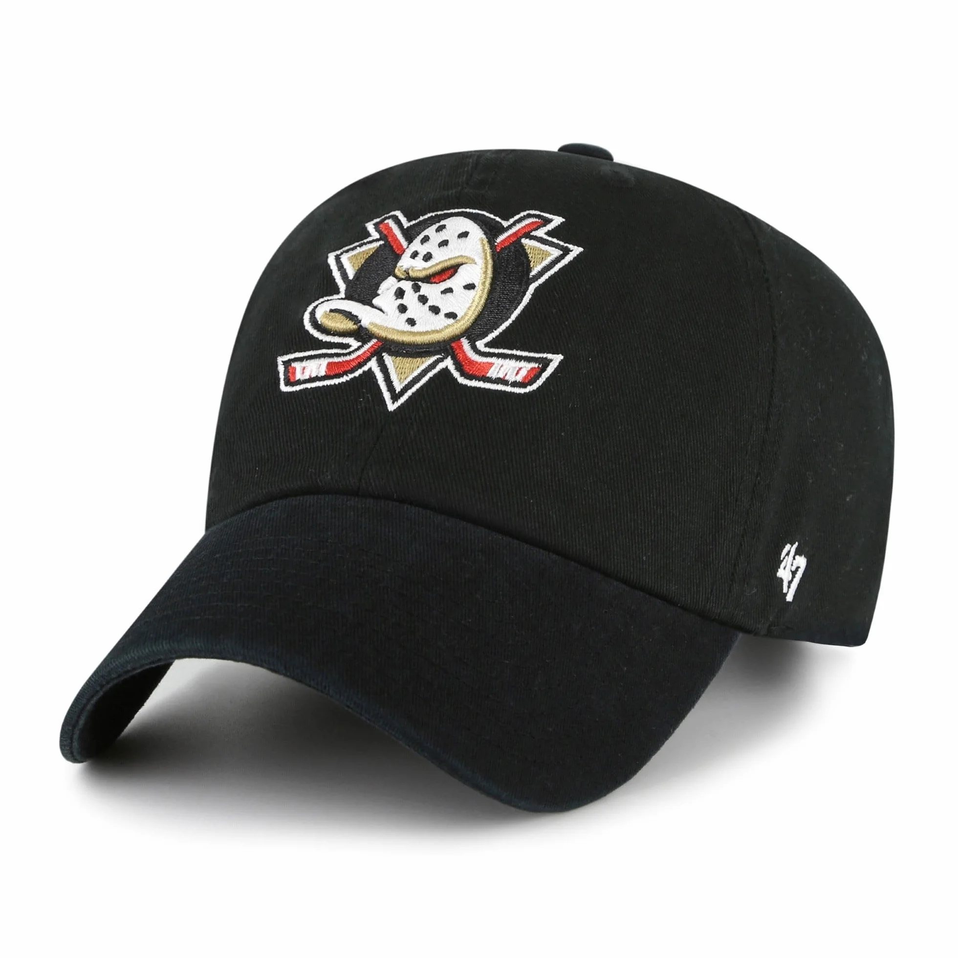 NHL Berretto Regolabile Cappellino Clean Up Hockey su Ghiaccio Logo Squadra Visiera Curva