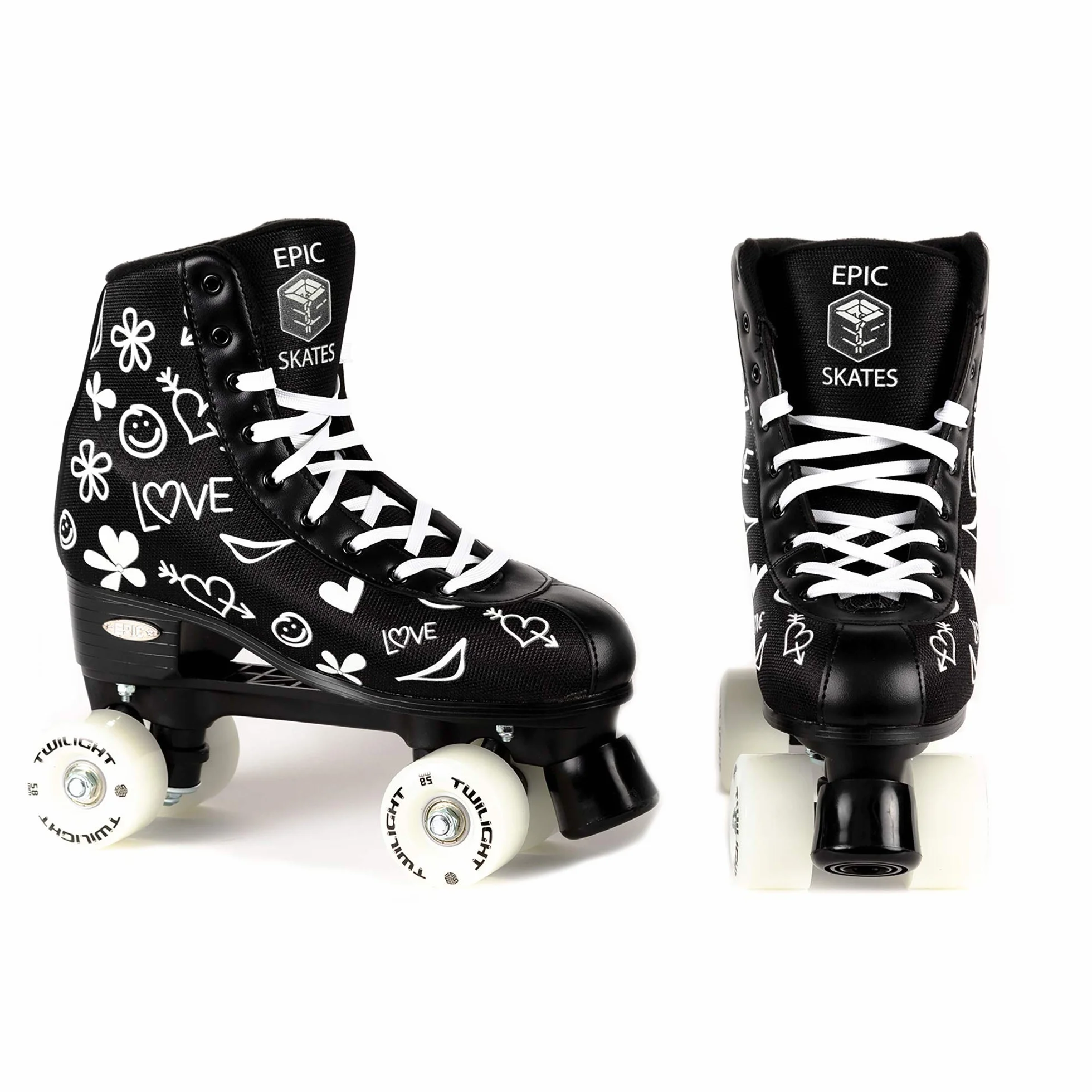Epic Skates Womens Luv Quad Roller Skates