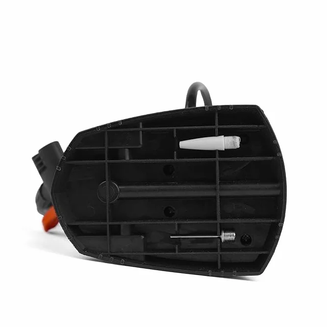 SQUADO Pompa Bicicletta Portatile con Manometro – Mini Pompa da Pavimento a Pedale per Bici MTB City Bike – Pompa Aria per Pallone Calcio Basket