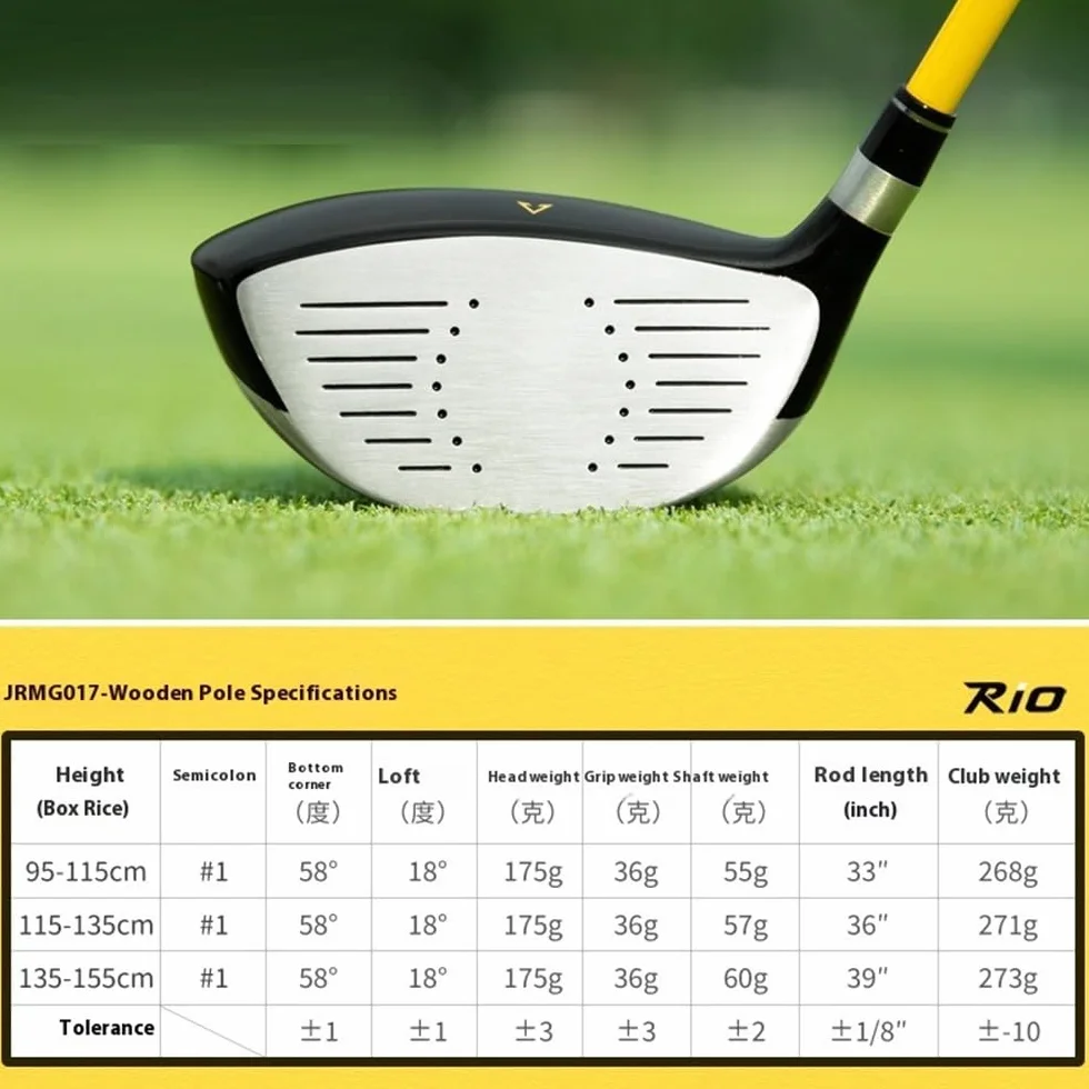 Fairway Wood #1 Golf Club - Mano Destra Bambini Ragazzi Ragazze Golf Putter Mallet con Copricapo Junior
