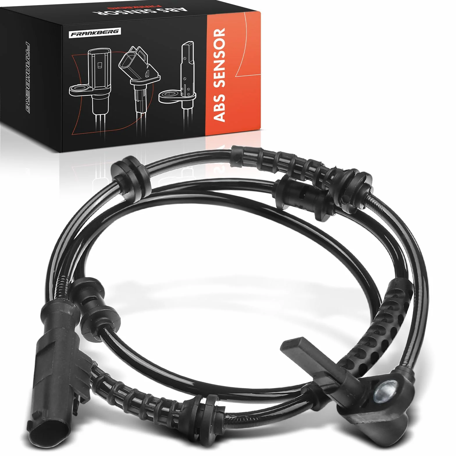 Sensore ABS per asse anteriore sinistro destro per 169, 1,1 l, 1,2 l, 1,3 l, 1,4 l, 2003-2012, 51718056