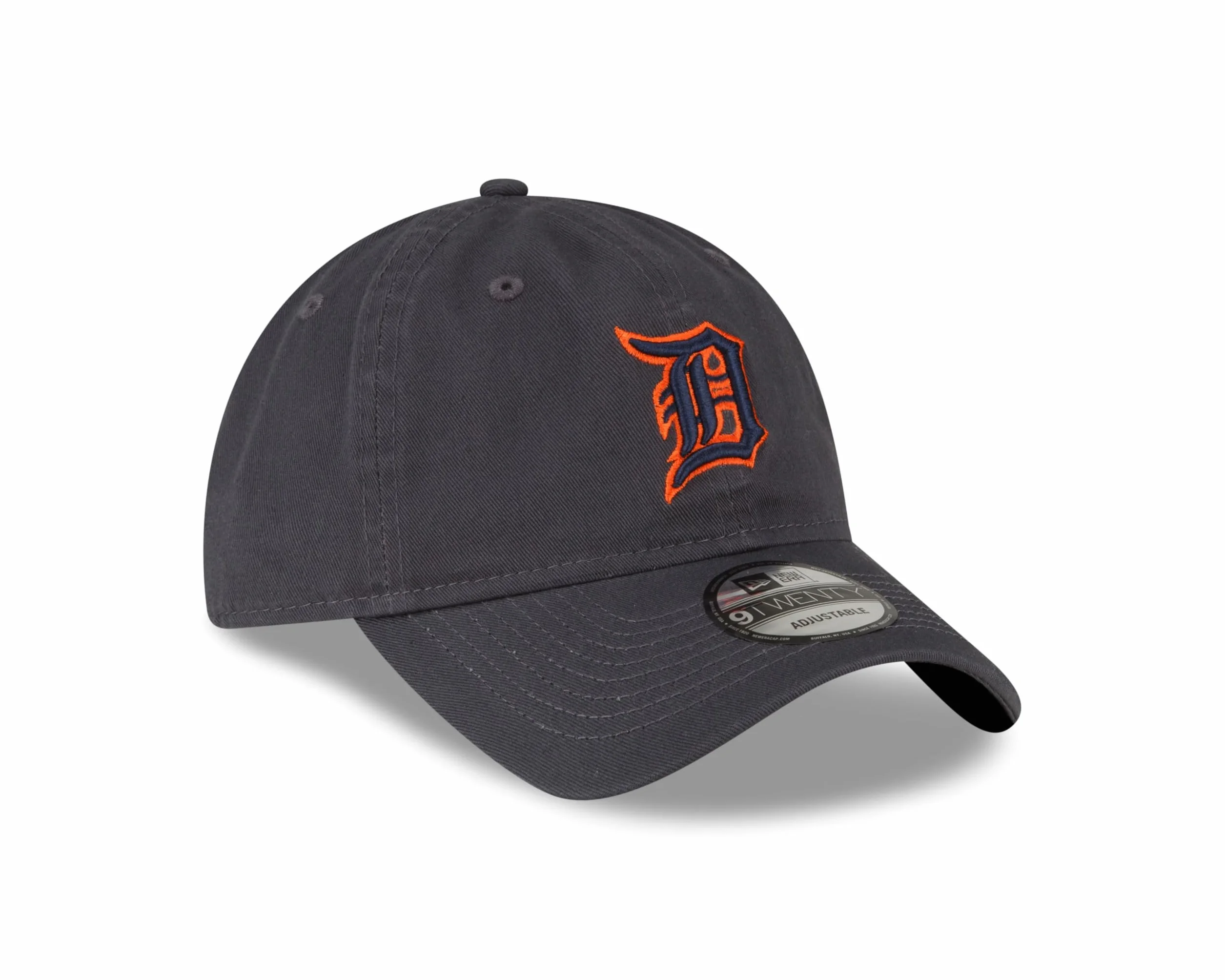 New Era Detroit Tigers MLB Core Classic Grigio 9Twenty Berretto Regolabile