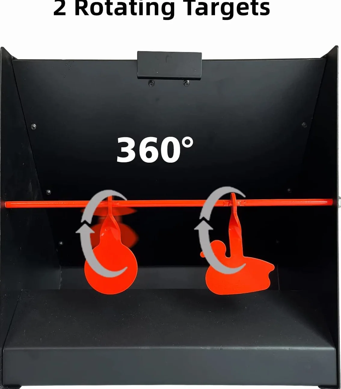 ATFLBOX Scatola Trappola per proiettili di Piccolo Calibro Bersaglio a Pendolo 5 bersagli Carta Occhio di Bue Calibro .177 .22 per Fucili Softair BB