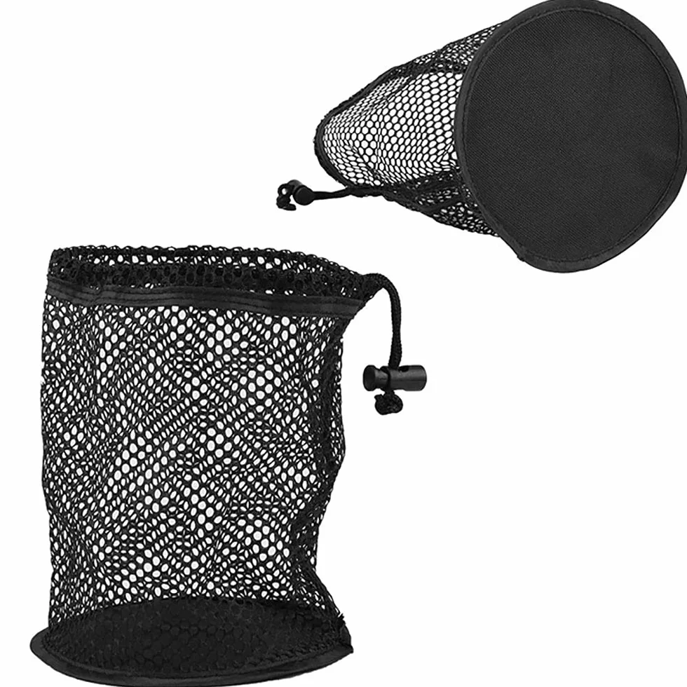 Sacca in Rete per Golf con Tasche, Borsa Porta Palline da Golf Alta Resistenza