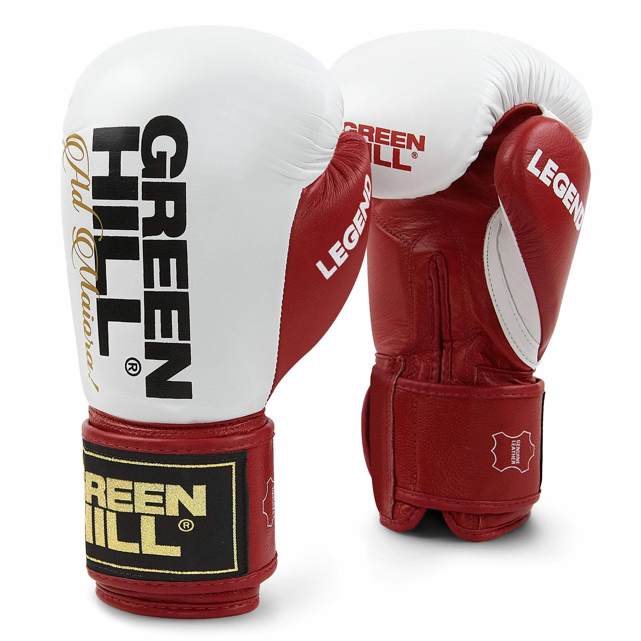 Green Hill Legend Guanti da Boxe Pelle Pugilato